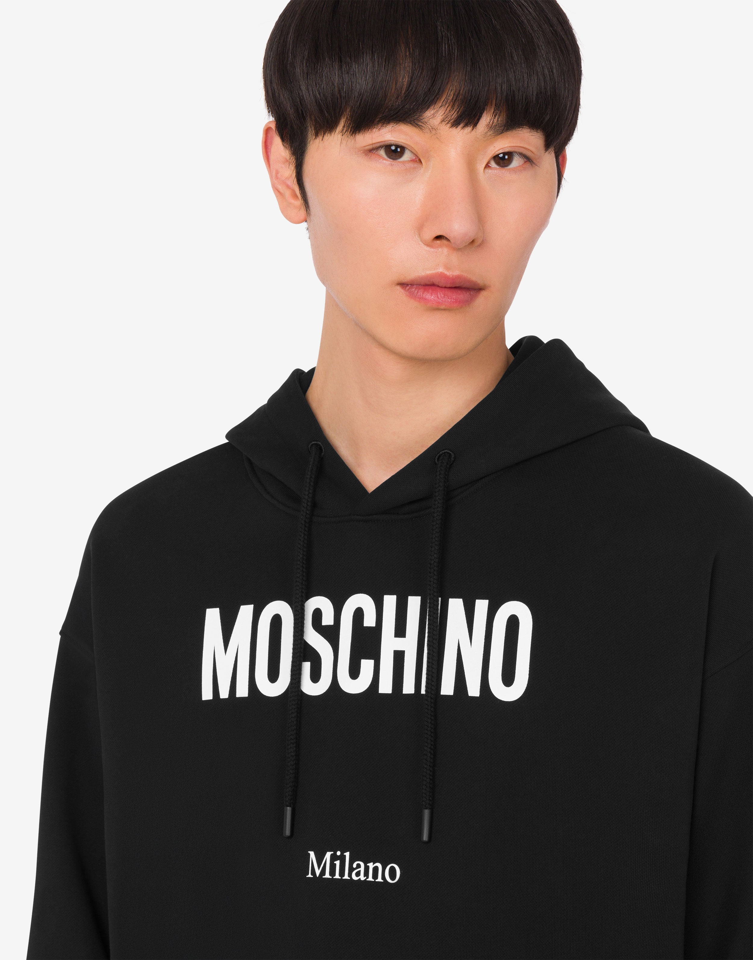 Printed organic cotton sweatshirt | Moschino