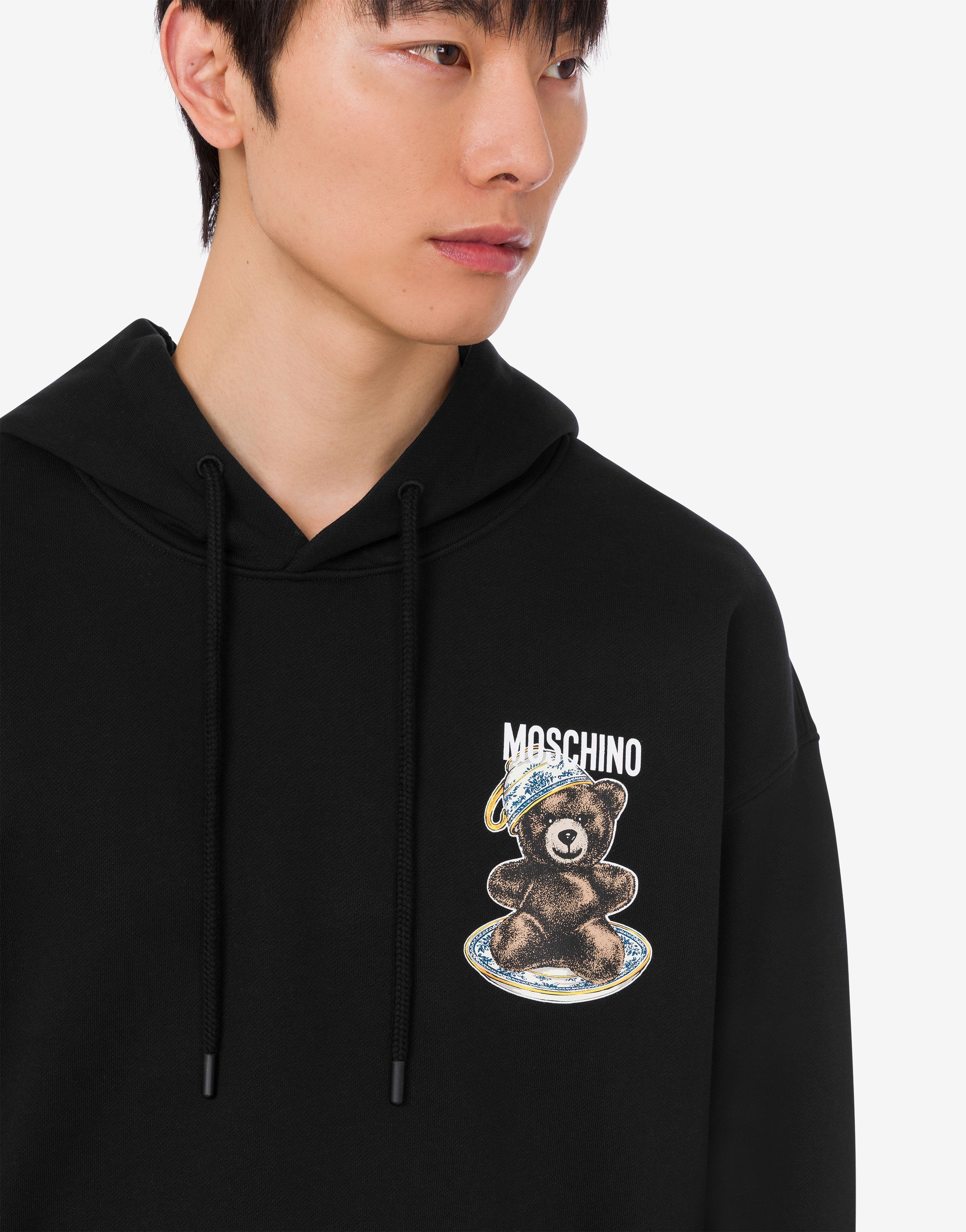 新品　大人気 MOSCHINO クマ刺繍 ブラックスウェット42 26717375_56272110_1000.jpg