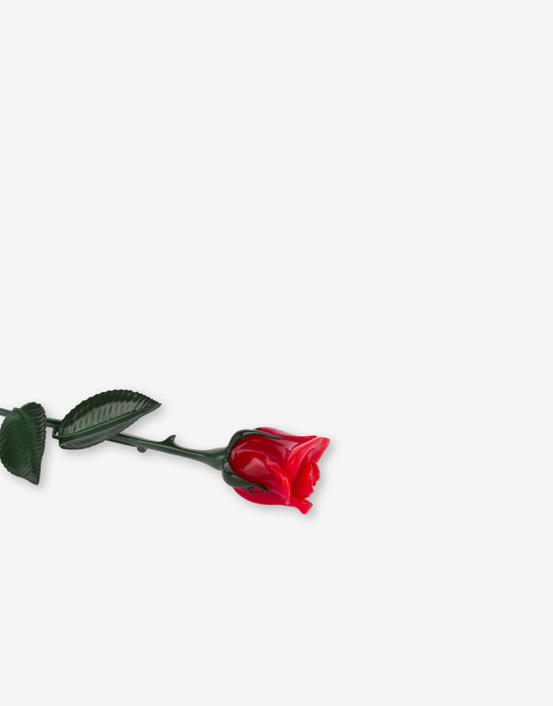 Maxi metal brooch Dark green Moschino 2