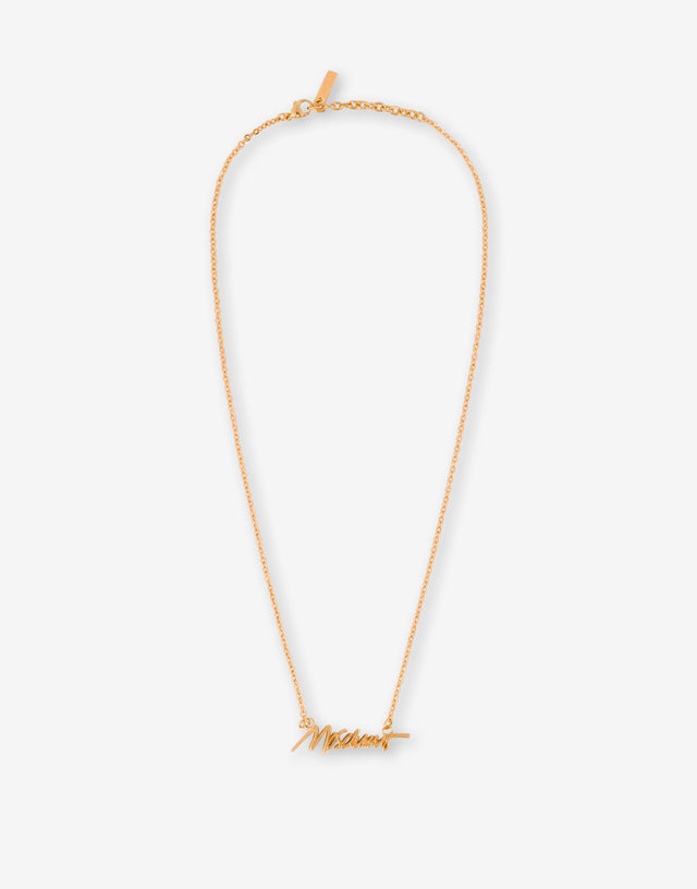Collar de metal Gold Moschino 0