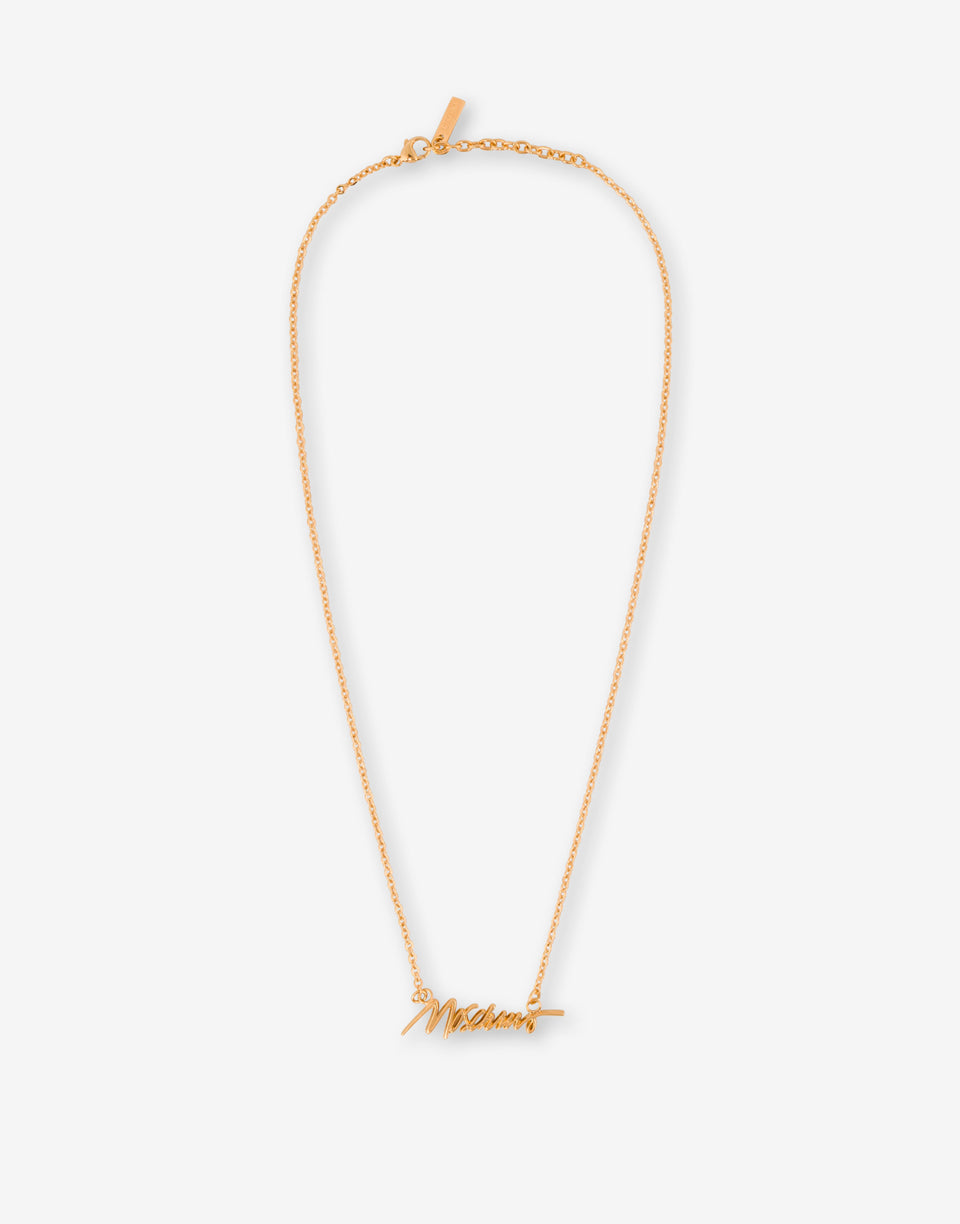 Collar de metal Gold Moschino 0