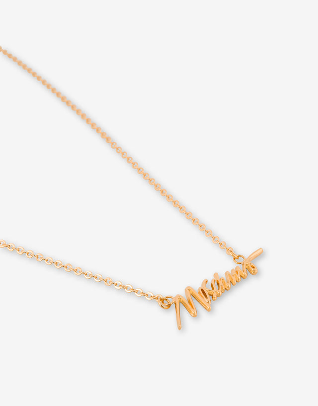 Collar de metal Gold Moschino 1