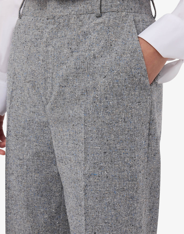 Tweed pants Grey Moschino 2