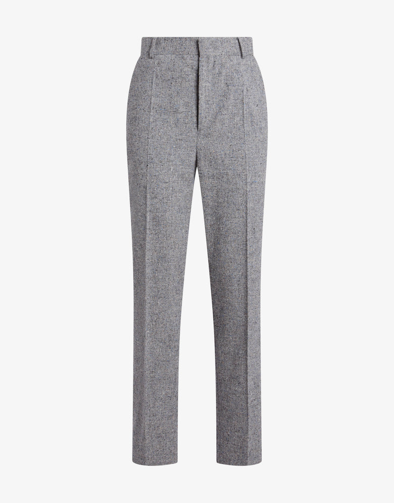 Tweed pants Grey Moschino 4