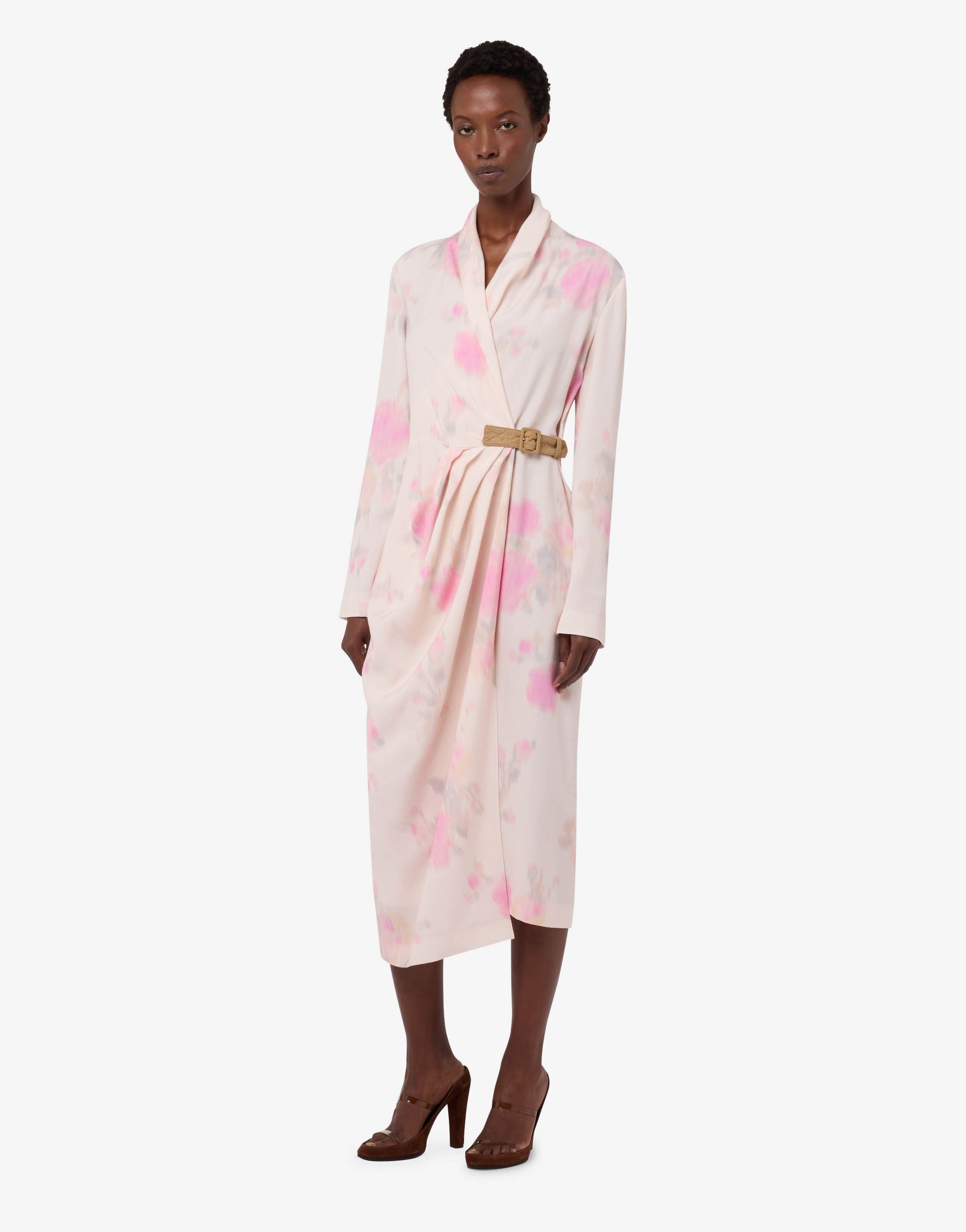 moschino dress pink Moschino Teddy Bear cotton poplin dress