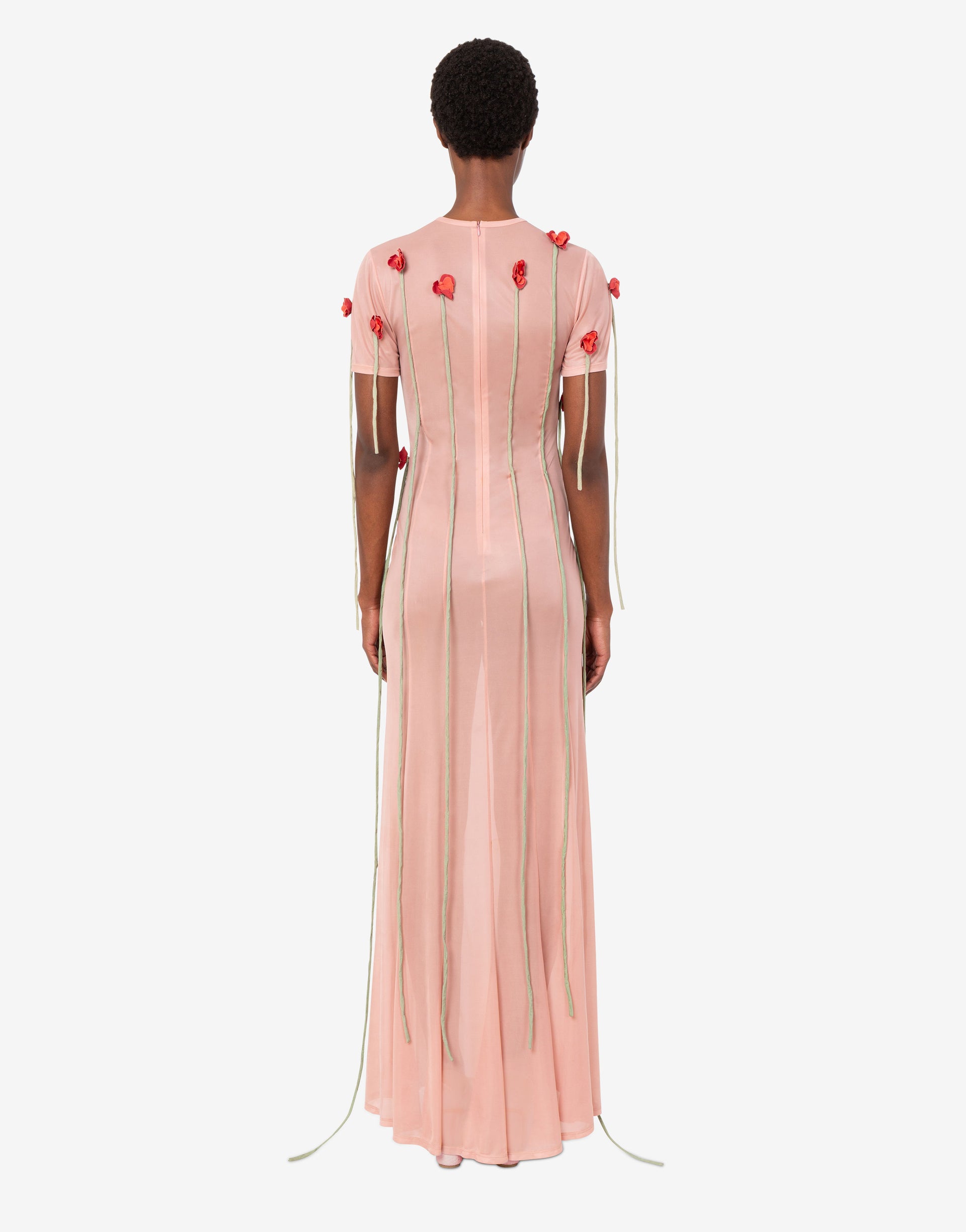 boutique moschino pink dress Boutique Moschino Pink Brooch Applique Crepe Shift Dress S Boutique Moschino
