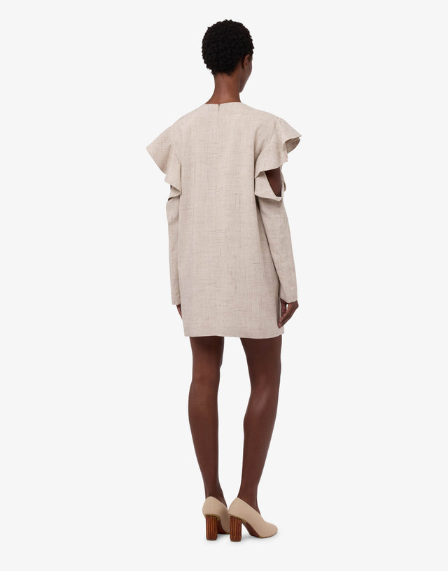 粗花呢连衣裙 浅褐色 Moschino 1