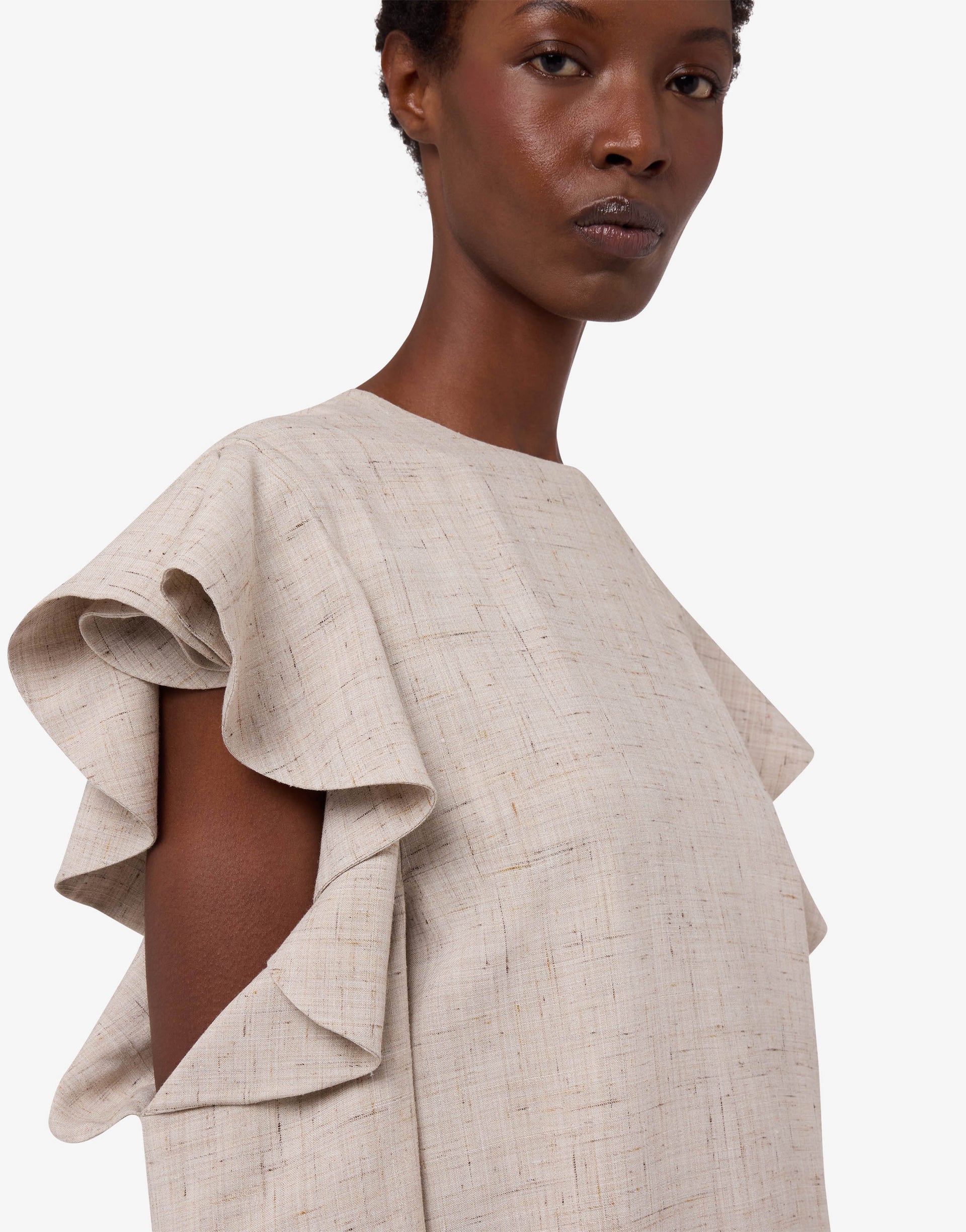 brown tweed dress Tweed dress