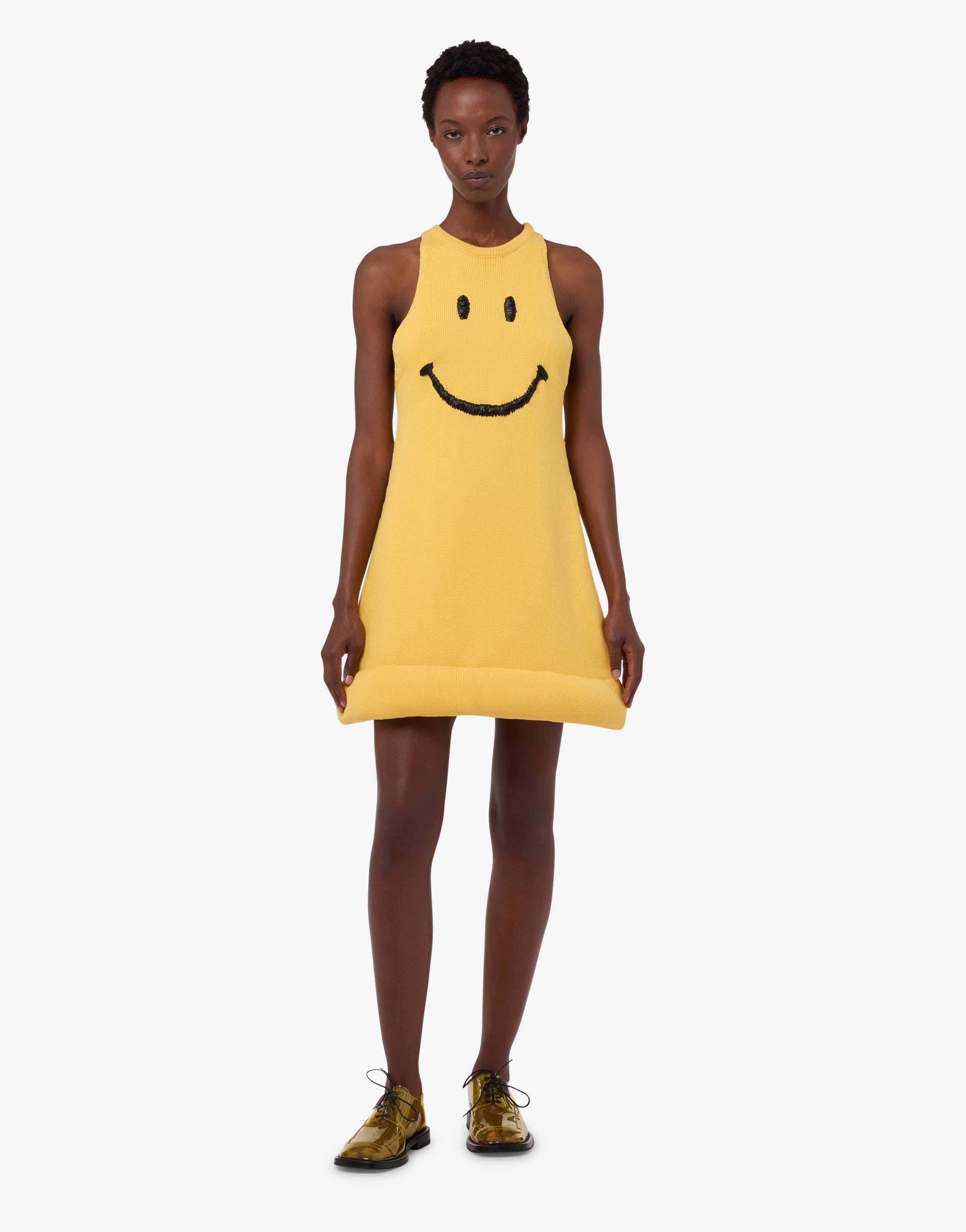 Abito in maglia di misto cotone organico Smiley®