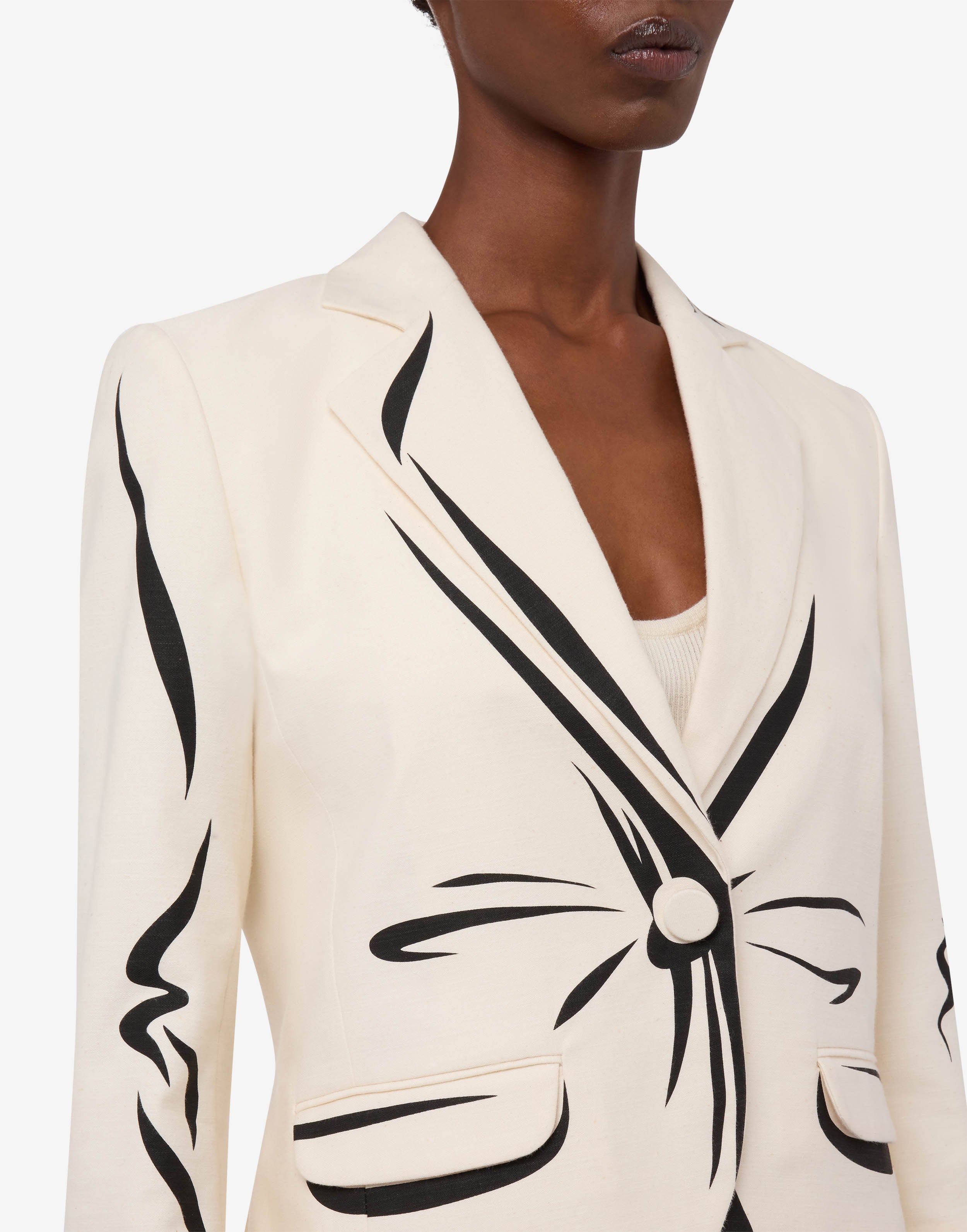 Moschino レディースジャケット Printed cotton cloth jacket | Moschino