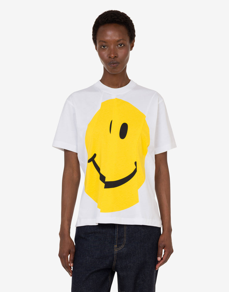 Camiseta de jersey de algodón orgánico Smiley® Blanco Moschino 2