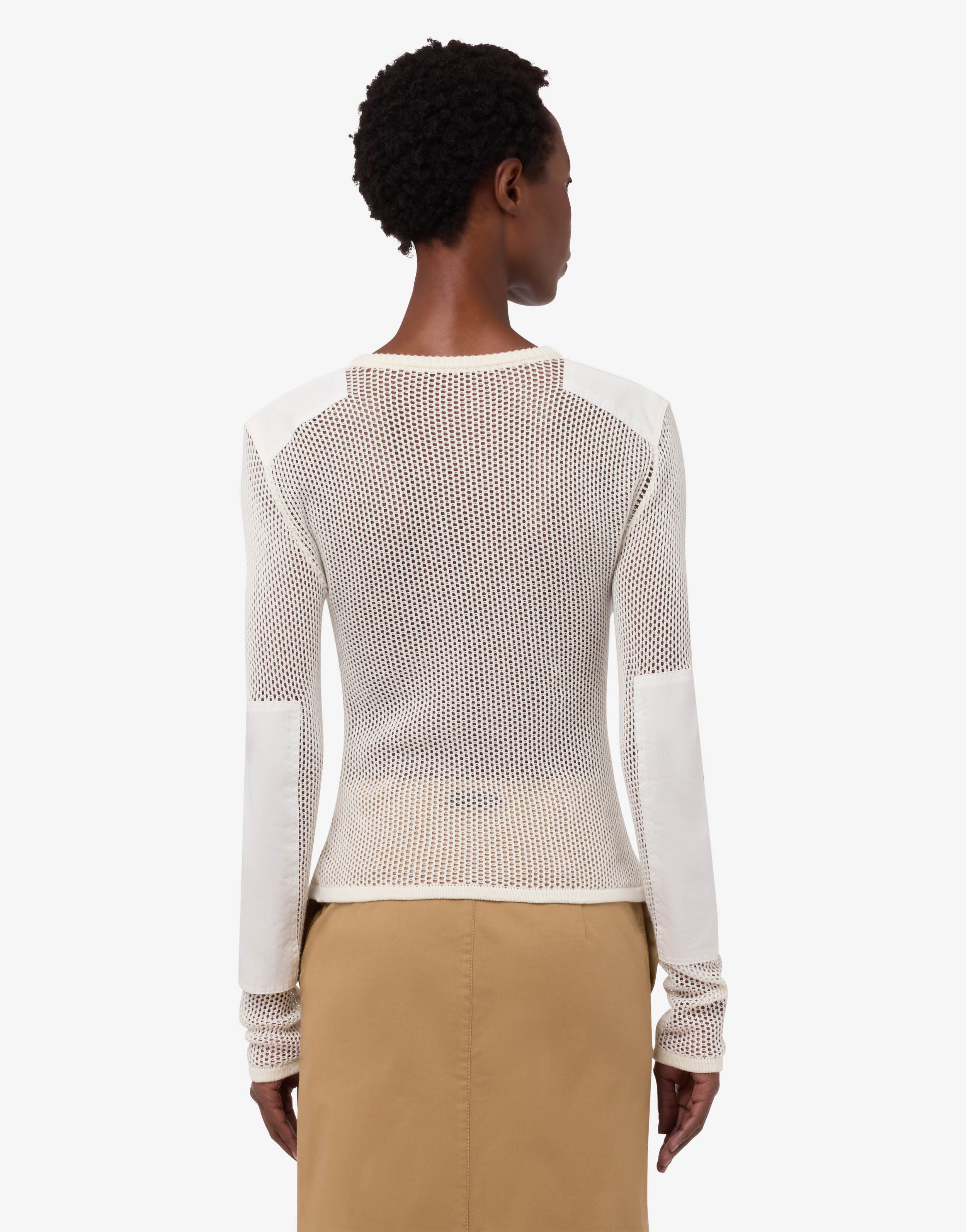 Pure cotton mesh knit | Moschino