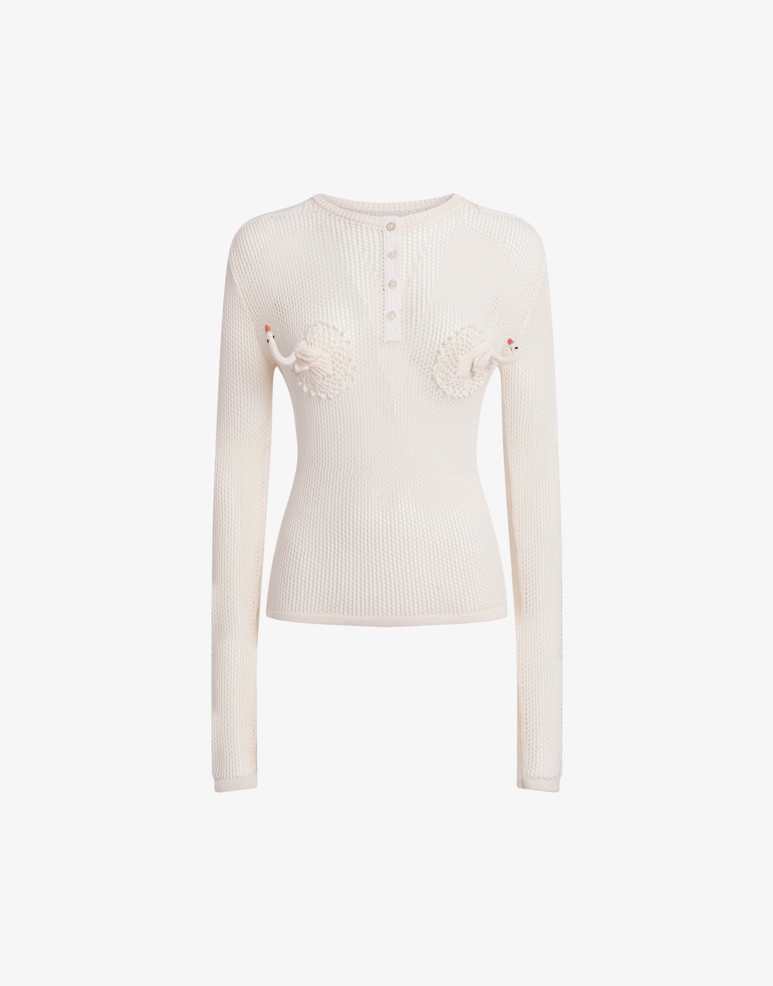 Pure cotton mesh knit | Moschino