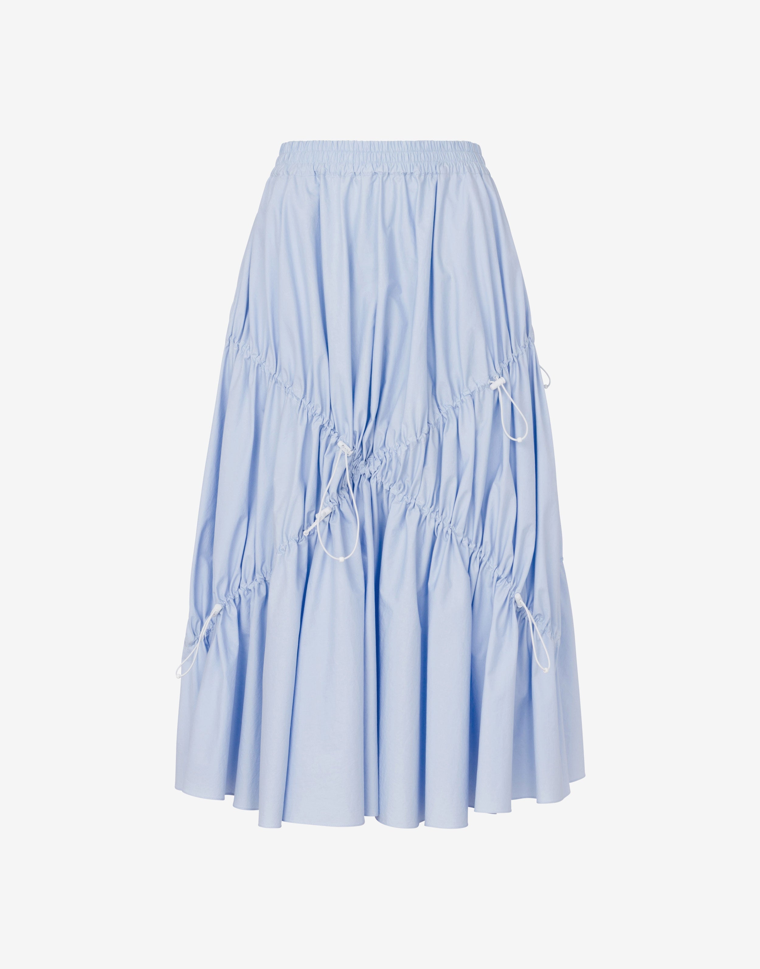 Stretch cotton poplin skirt | Moschino