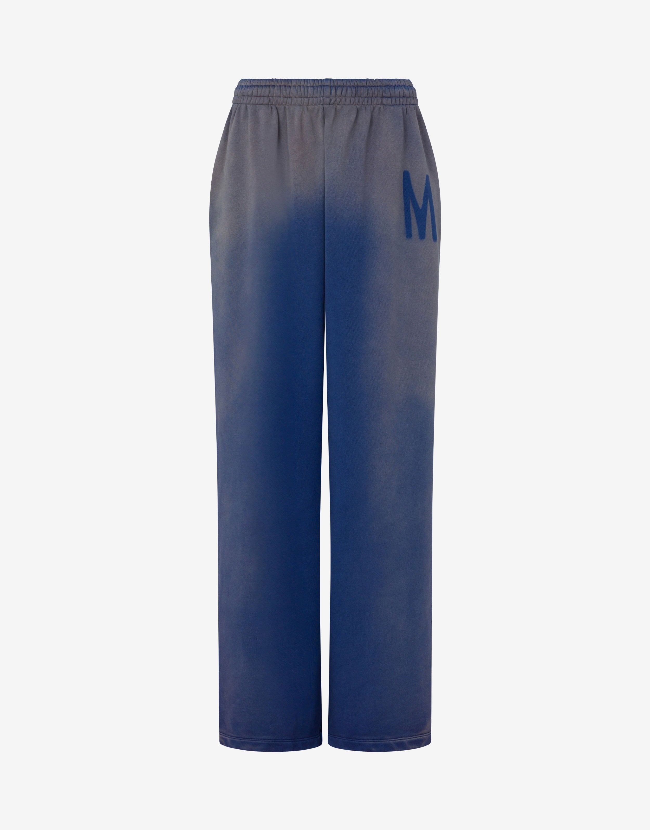 Printed organic cotton fleece pants