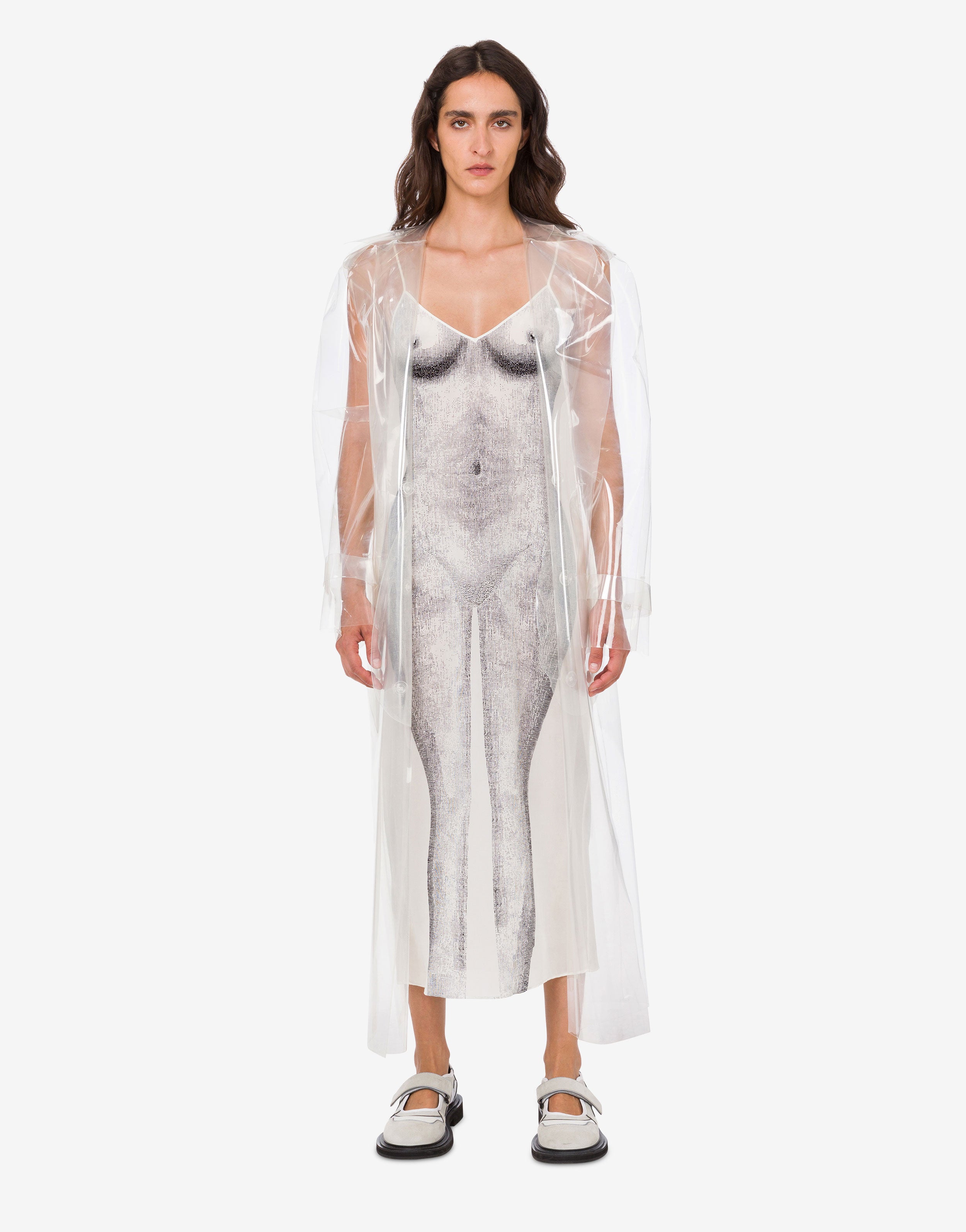 Robe en crêpe imprimé