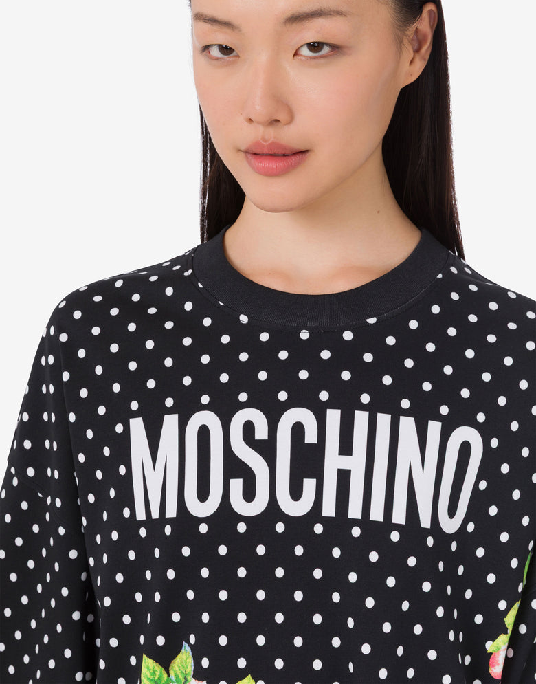 Printed heavy cotton dress Black Moschino 2