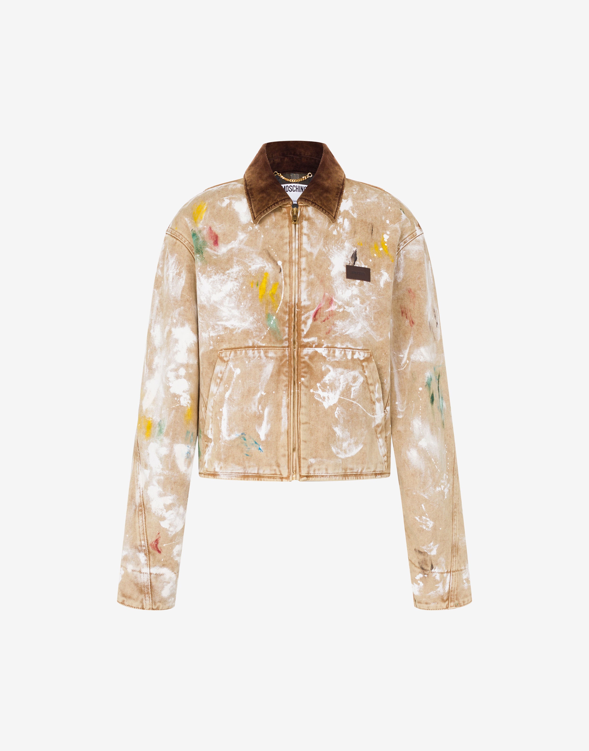 Printed cotton bull jacket