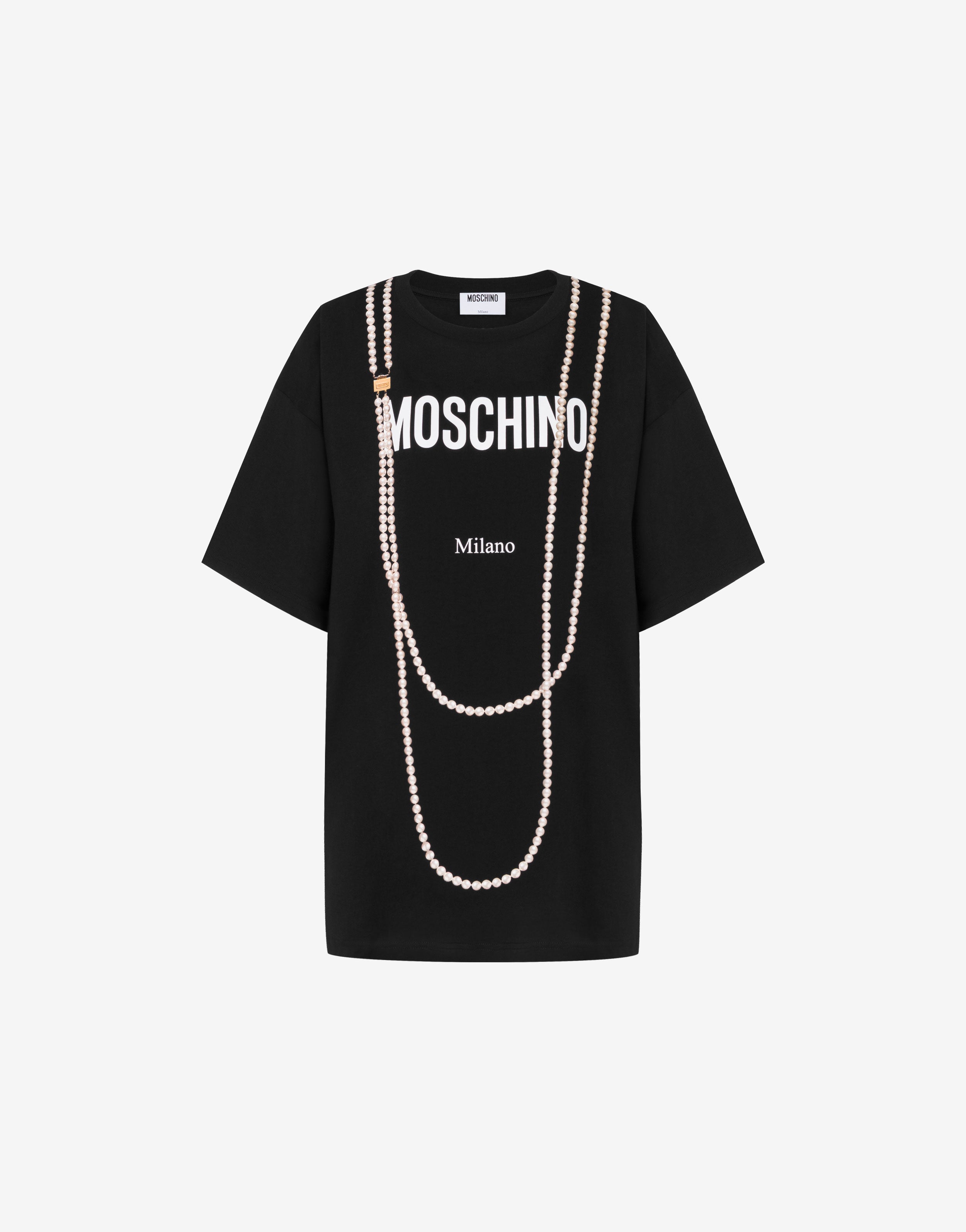 Printed organic cotton jersey T-shirt | Moschino
