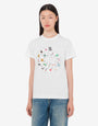 Printed organic cotton jersey T-shirt