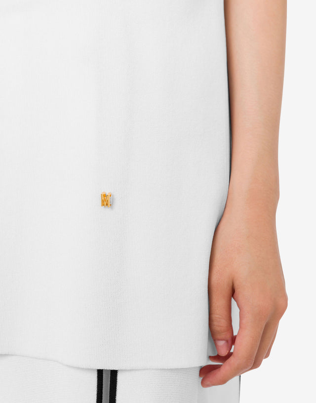 Top elástico Blanco Moschino 1