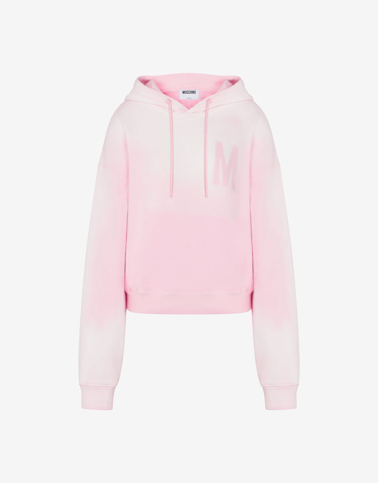 印花有机棉运动衫 糖果粉色 Moschino 4