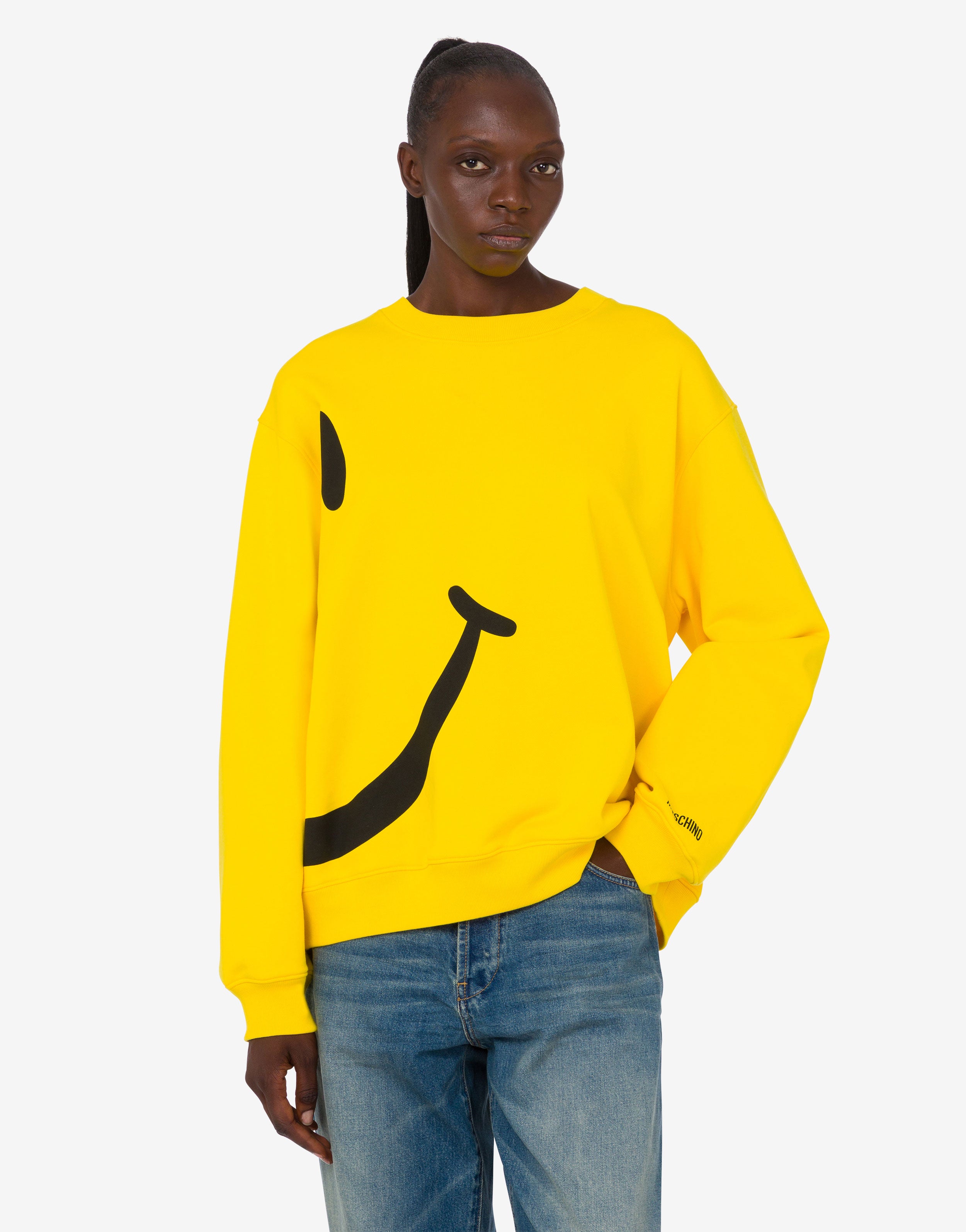 MOSCHINO イエロー コットンニットタンクトップ MOSCHINO - ブティックモスキーノ BOUTIQUE MOSCHINO ニットの通販 by