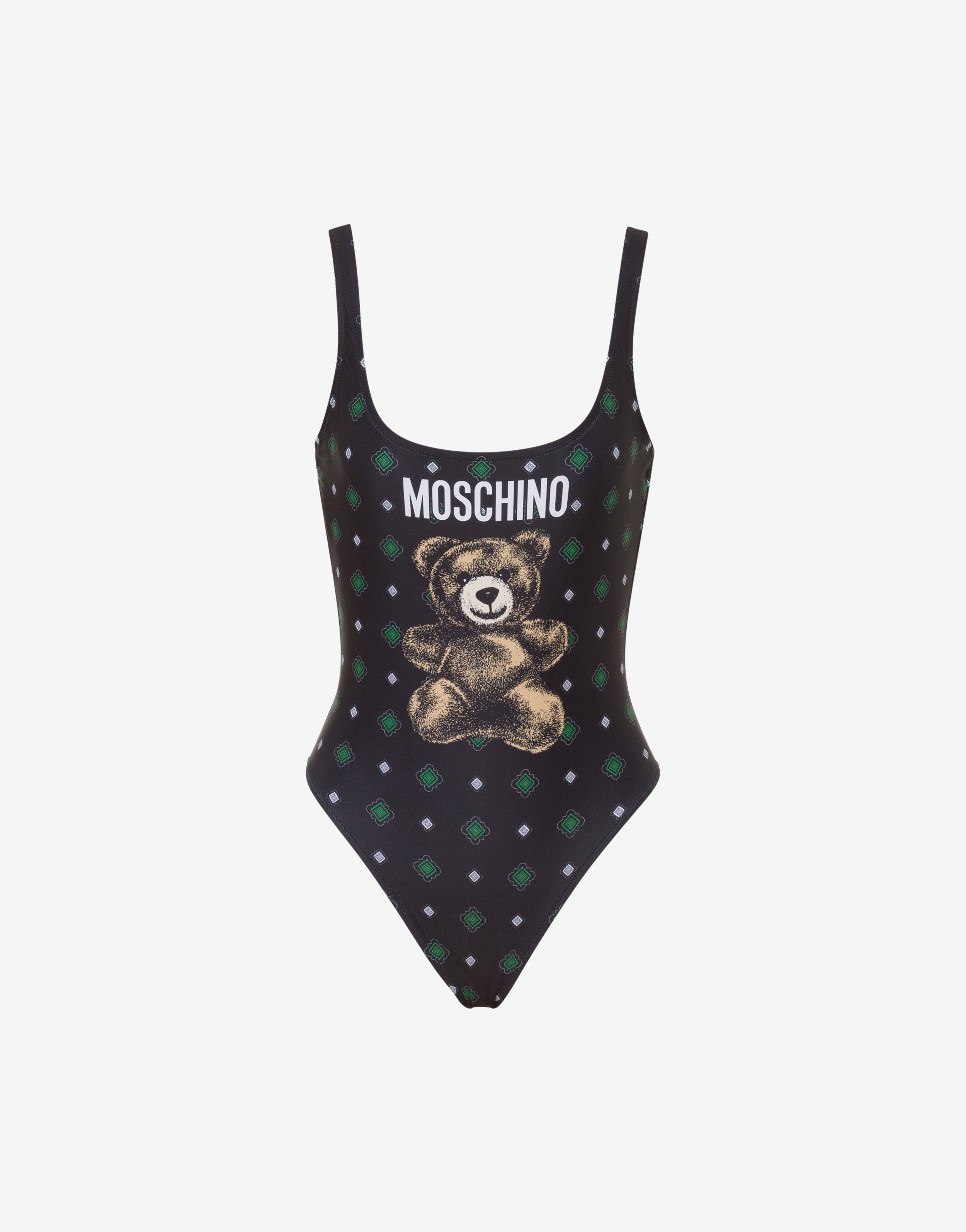 Moschino Teddy Bear Lycra One Piece Swimsuit | Moschino