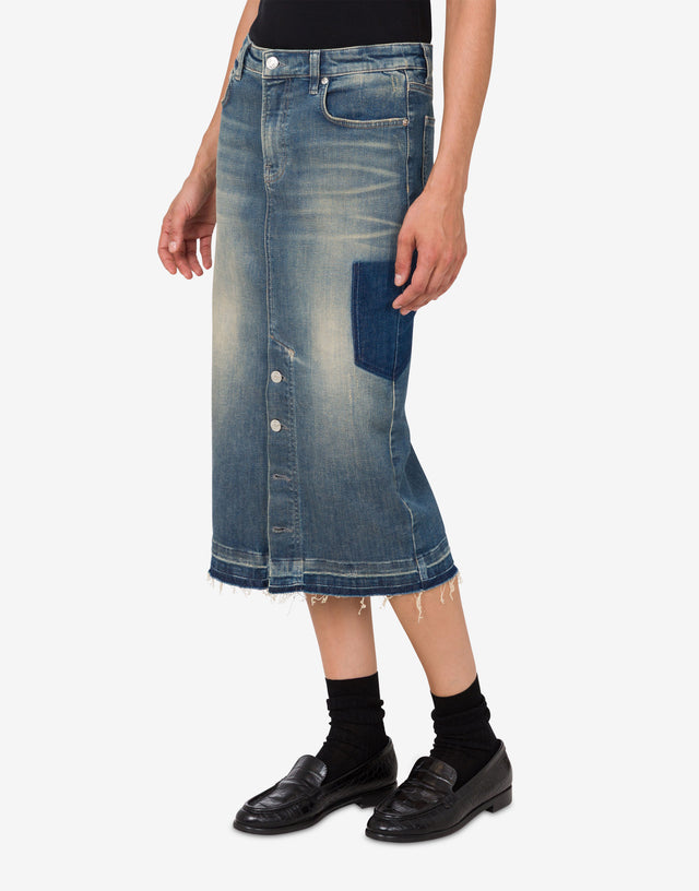 Gonna in denim Blu Denim Moschino Jeans 1