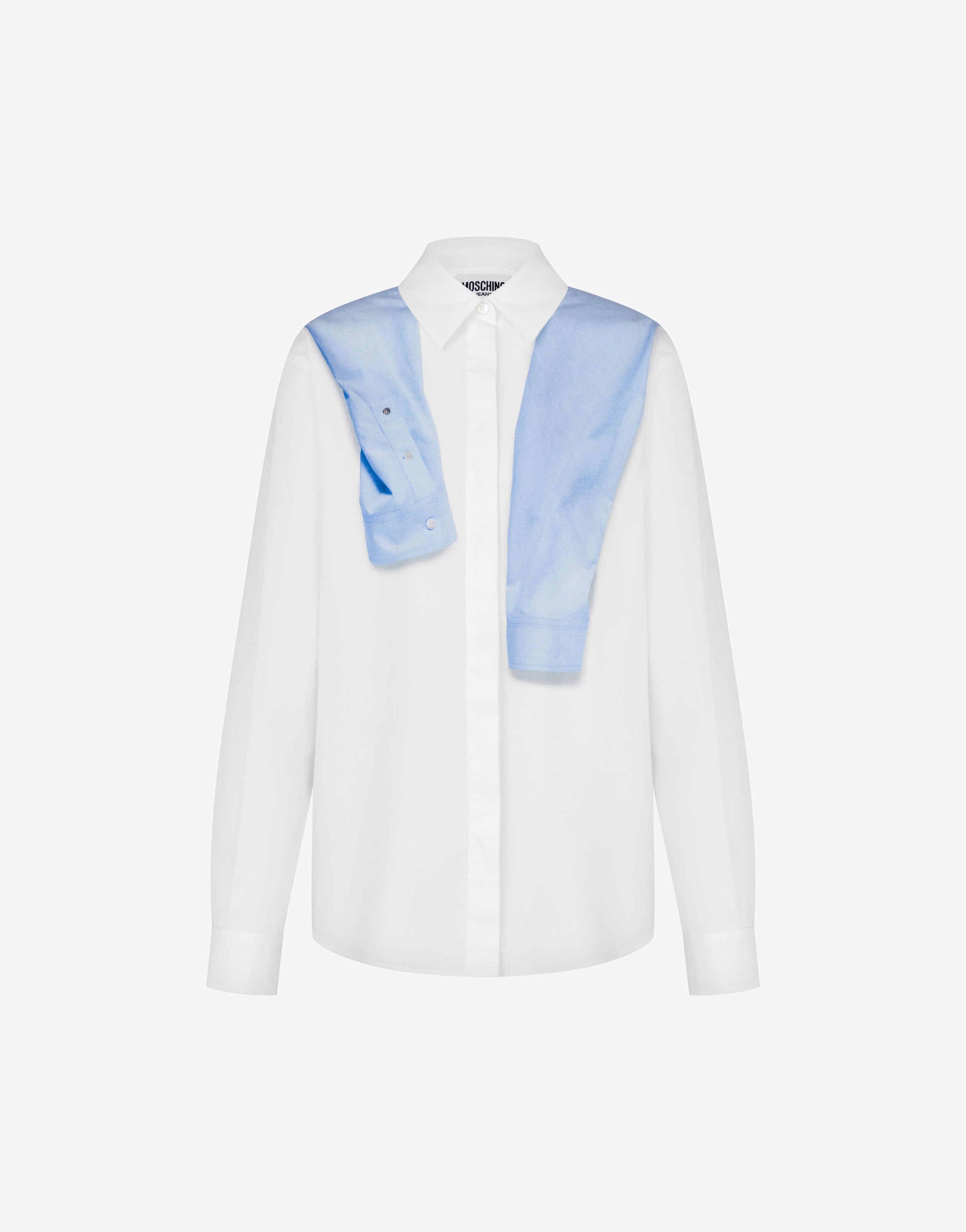Camicia in popeline di cotone stampata