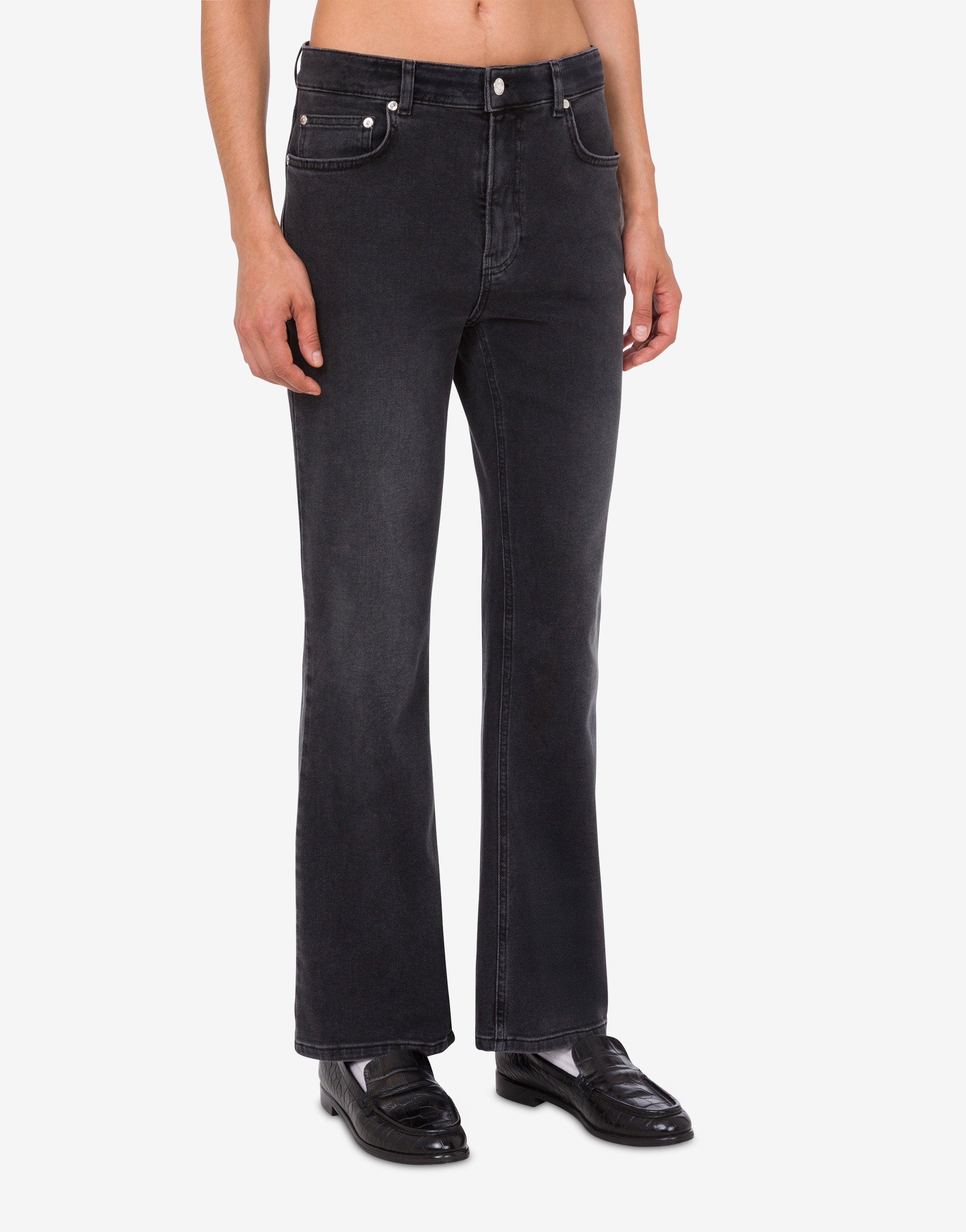 Stretch cotton denim pants Moschino Jeans | Moschino