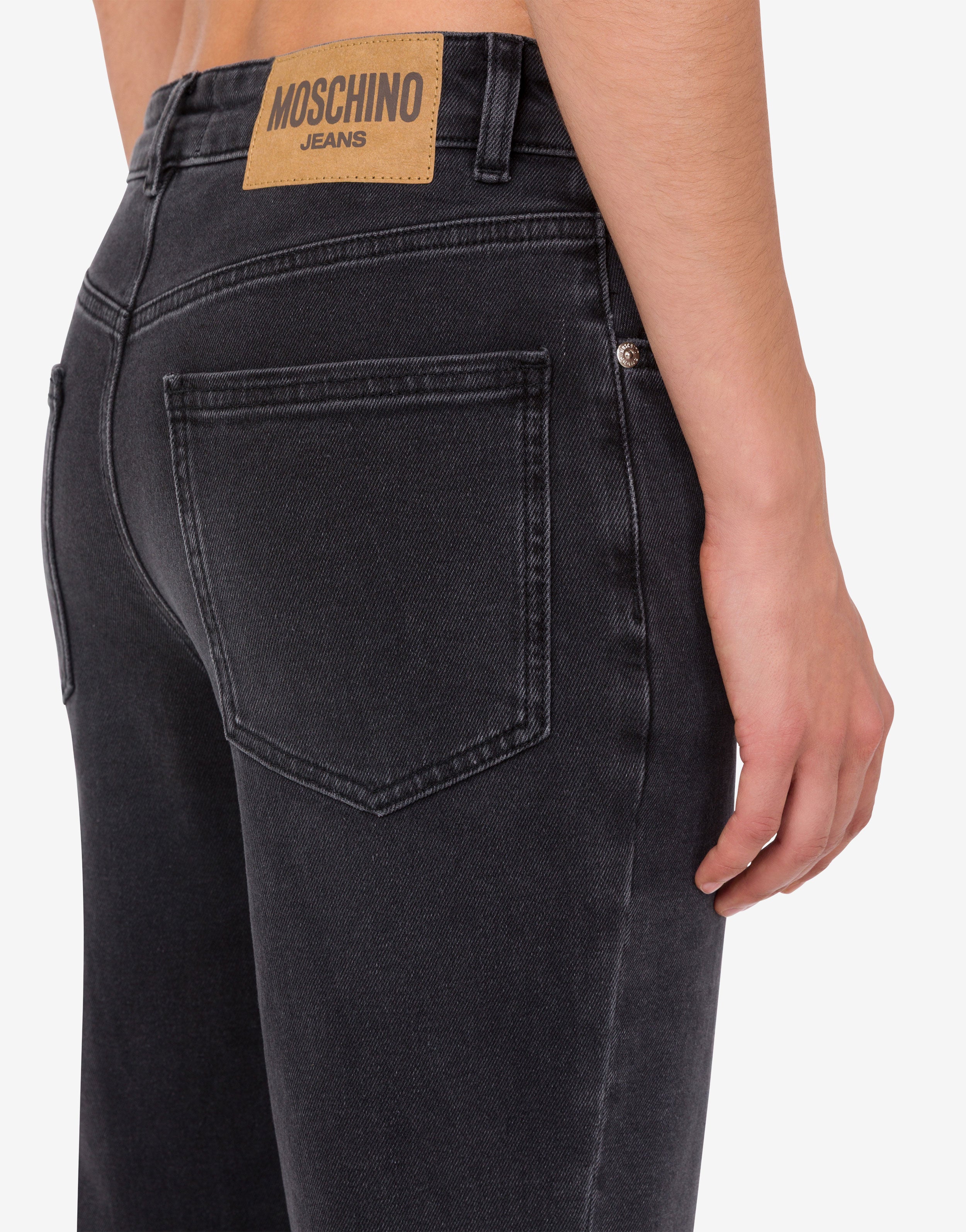 Stretch cotton denim pants Moschino Jeans | Moschino