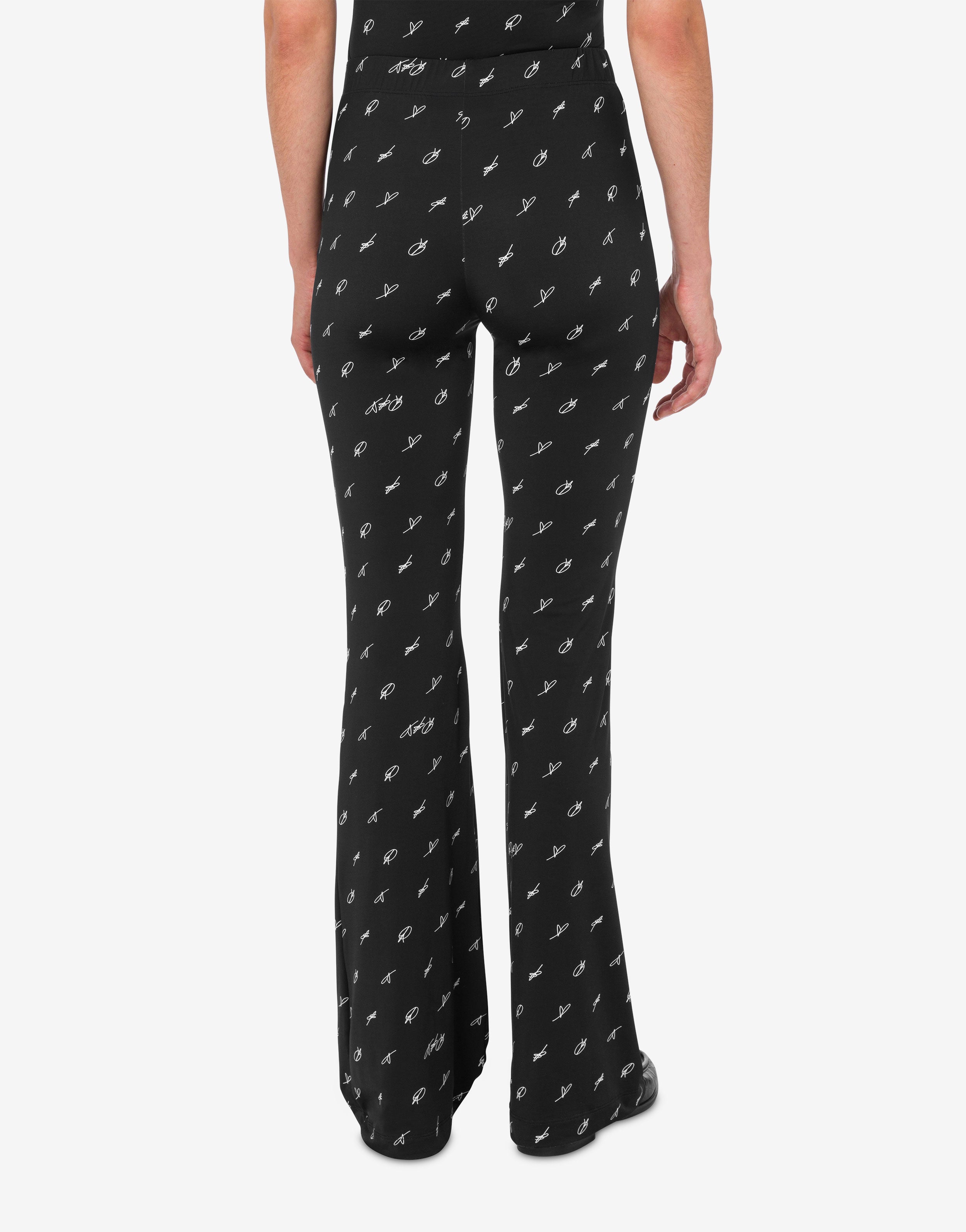  MOSCHINO ニーソックス Printed technical jersey leggings Moschino Jeans | Moschino