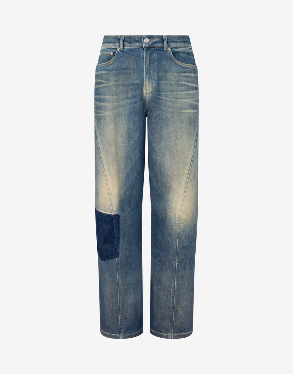 Pantalon en denim Denim foncé Moschino Jeans 0