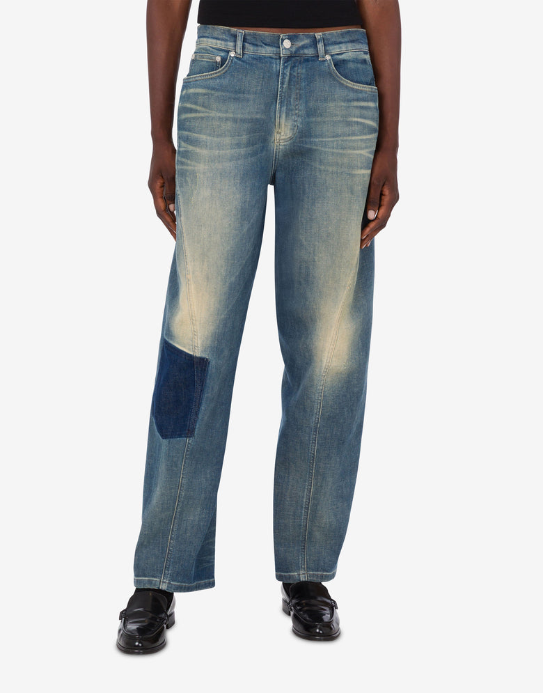 Pantalon en denim Denim foncé Moschino Jeans 1