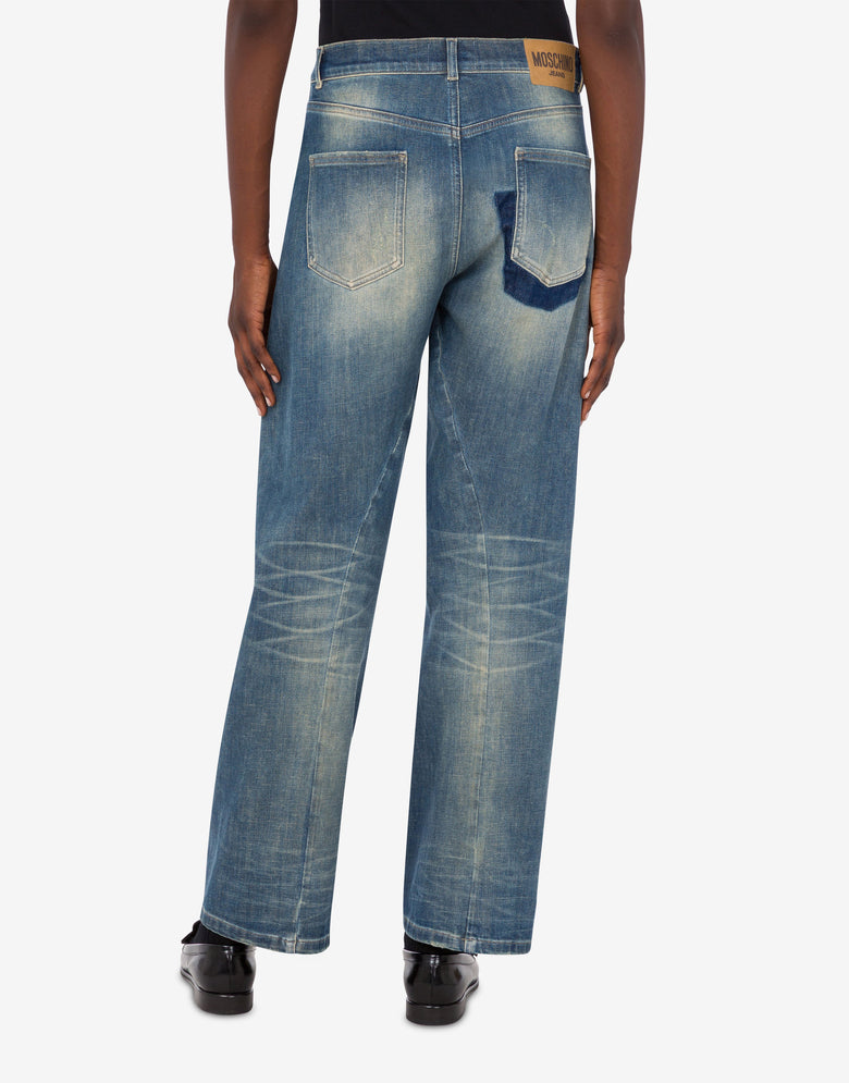 Pantalon en denim Denim foncé Moschino Jeans 2