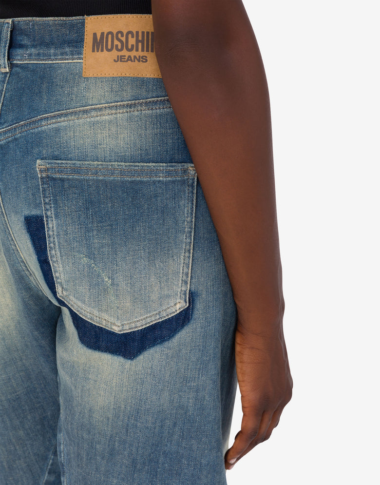 Pantalon en denim Denim foncé Moschino Jeans 3