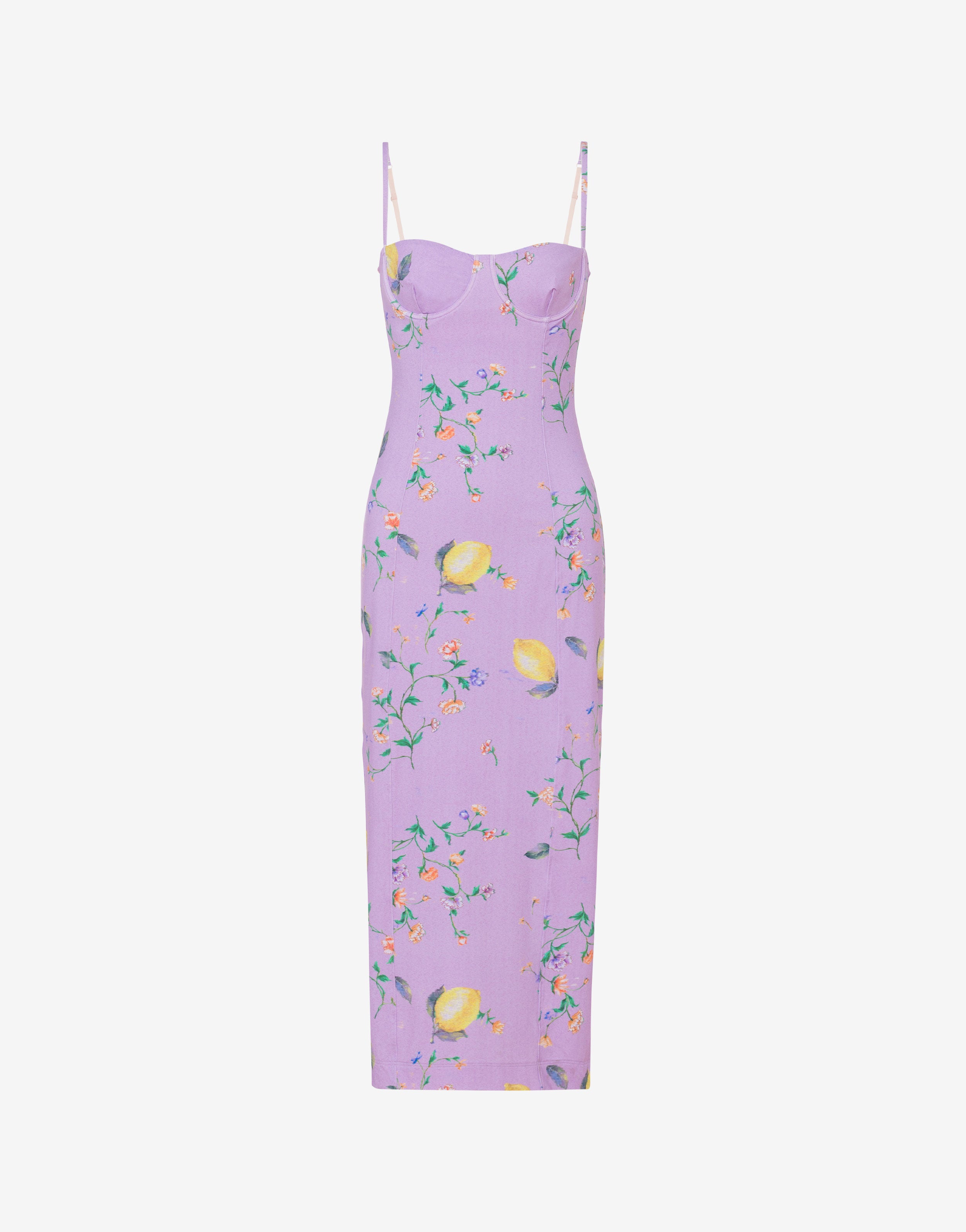 Robe en jersey technique imprimé