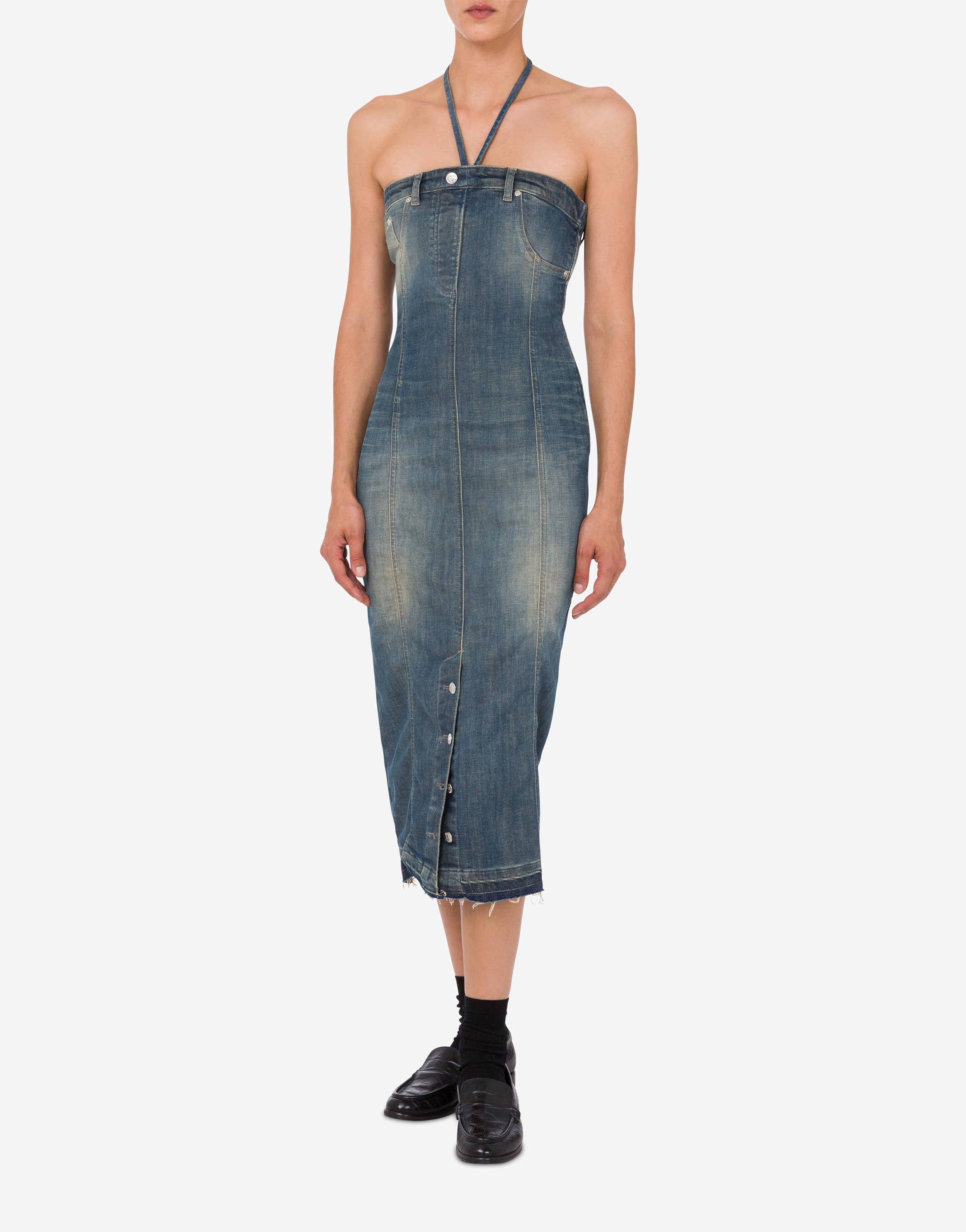 Denim dress Moschino Jeans | Moschino