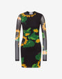 Robe en maille imprimée