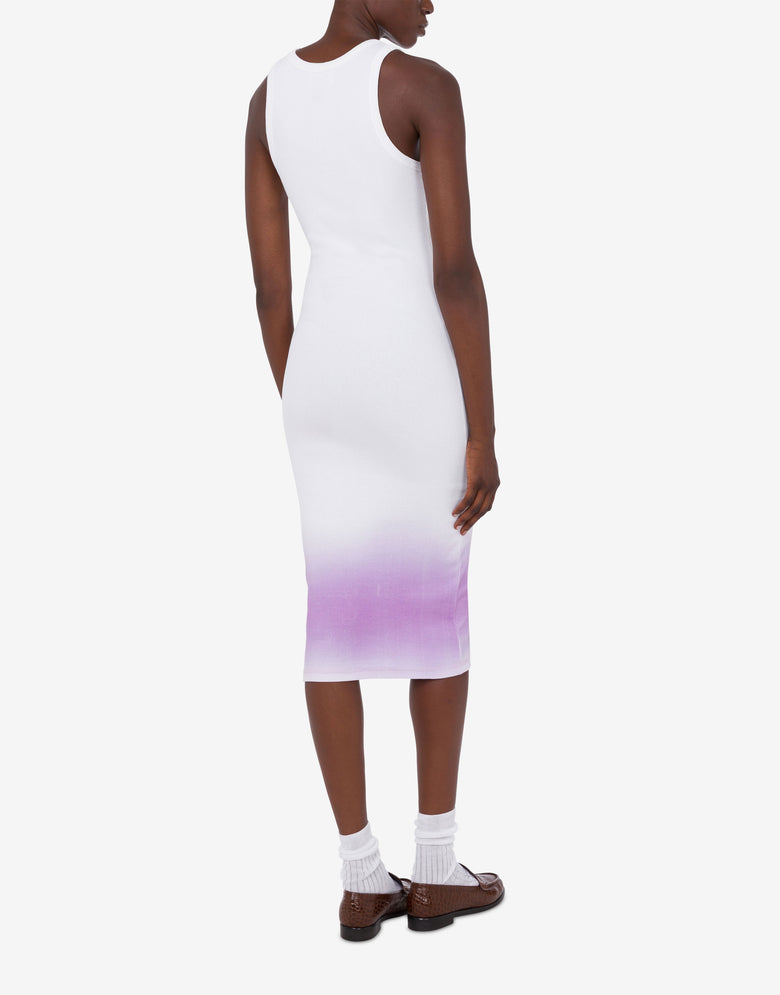 Stretch cotton dress White Moschino Jeans 2