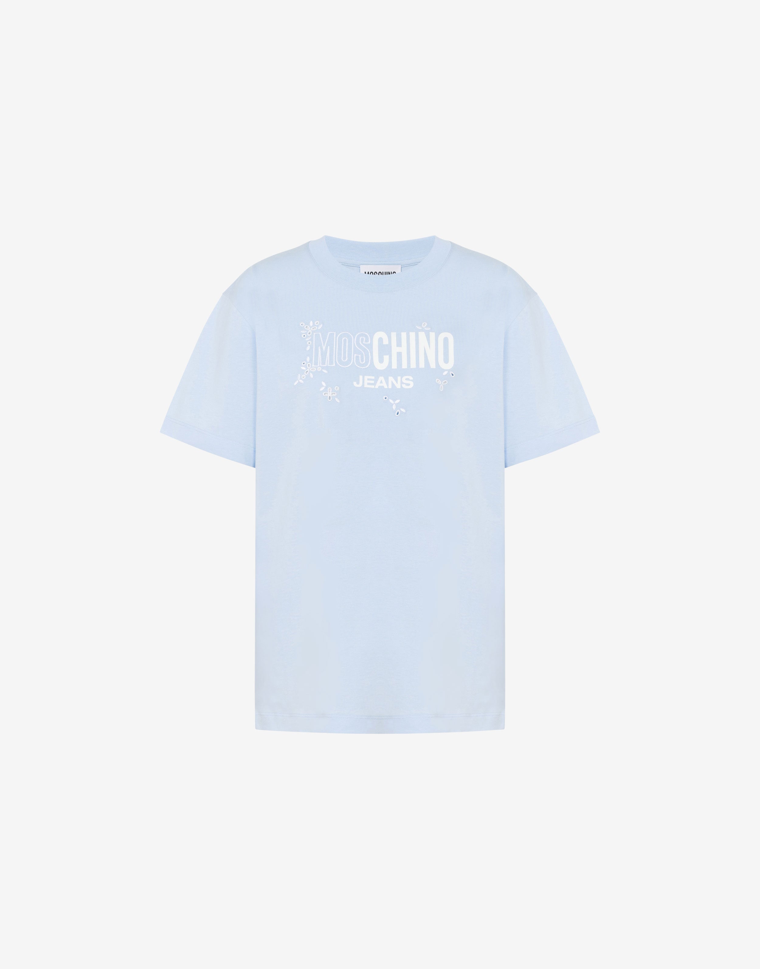 Printed cotton jersey T-shirt Moschino Jeans | Moschino