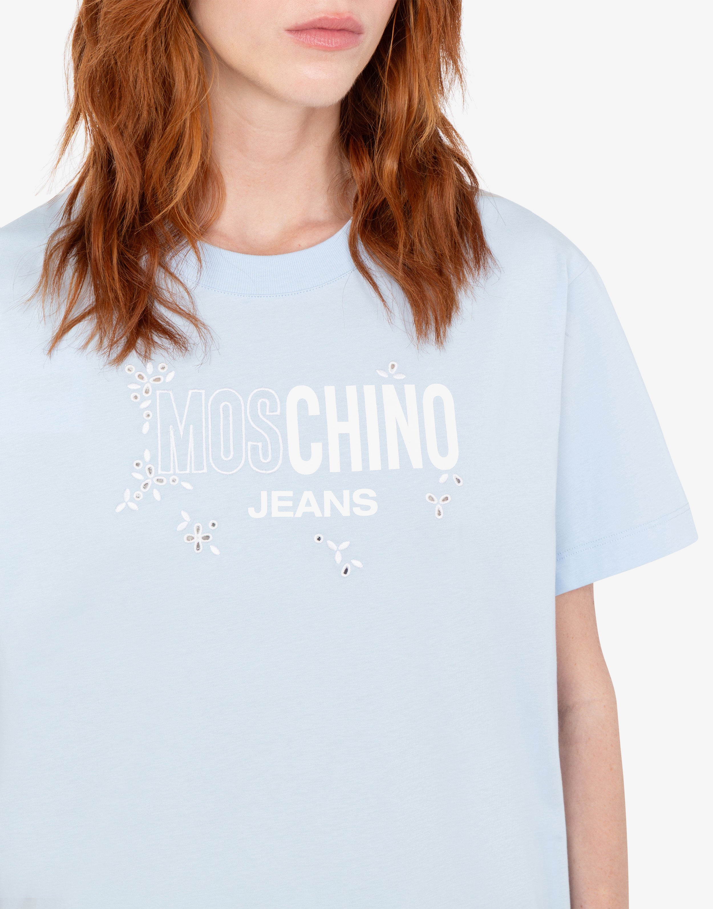 MOSCHINO　JEANSシャツ MOSCHINO JEANS ロゴ シャツ | ホワイト | FARFETCH JP