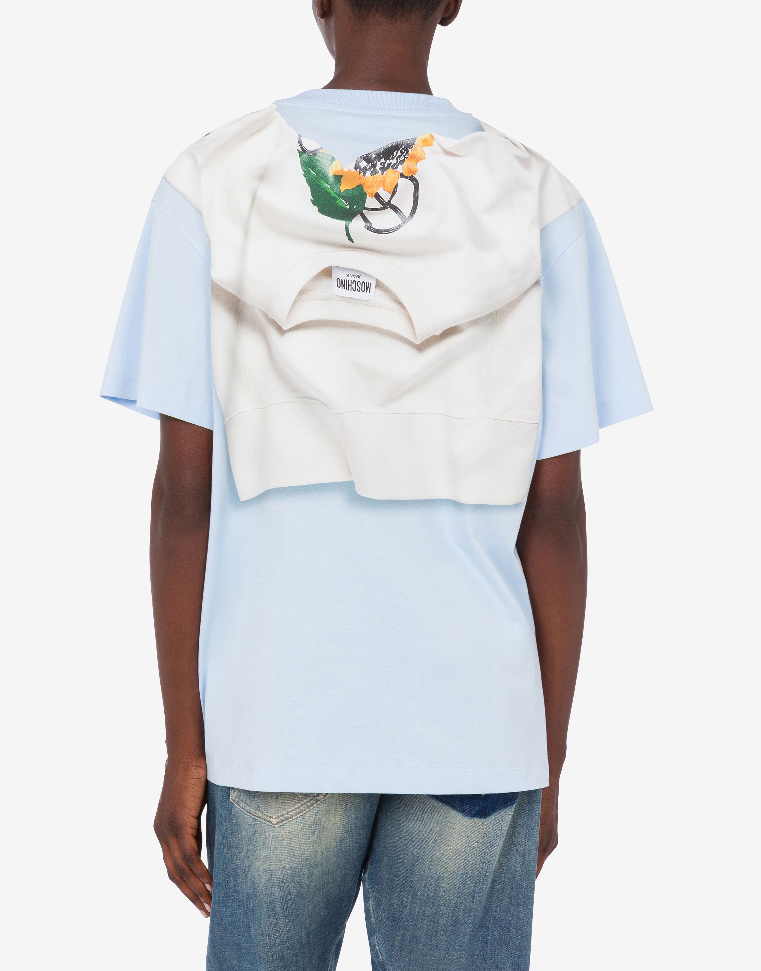 Printed cotton jersey T-shirt Moschino Jeans | Moschino Printed cotton jersey T-shirt Moschino Jeans | Moschino
