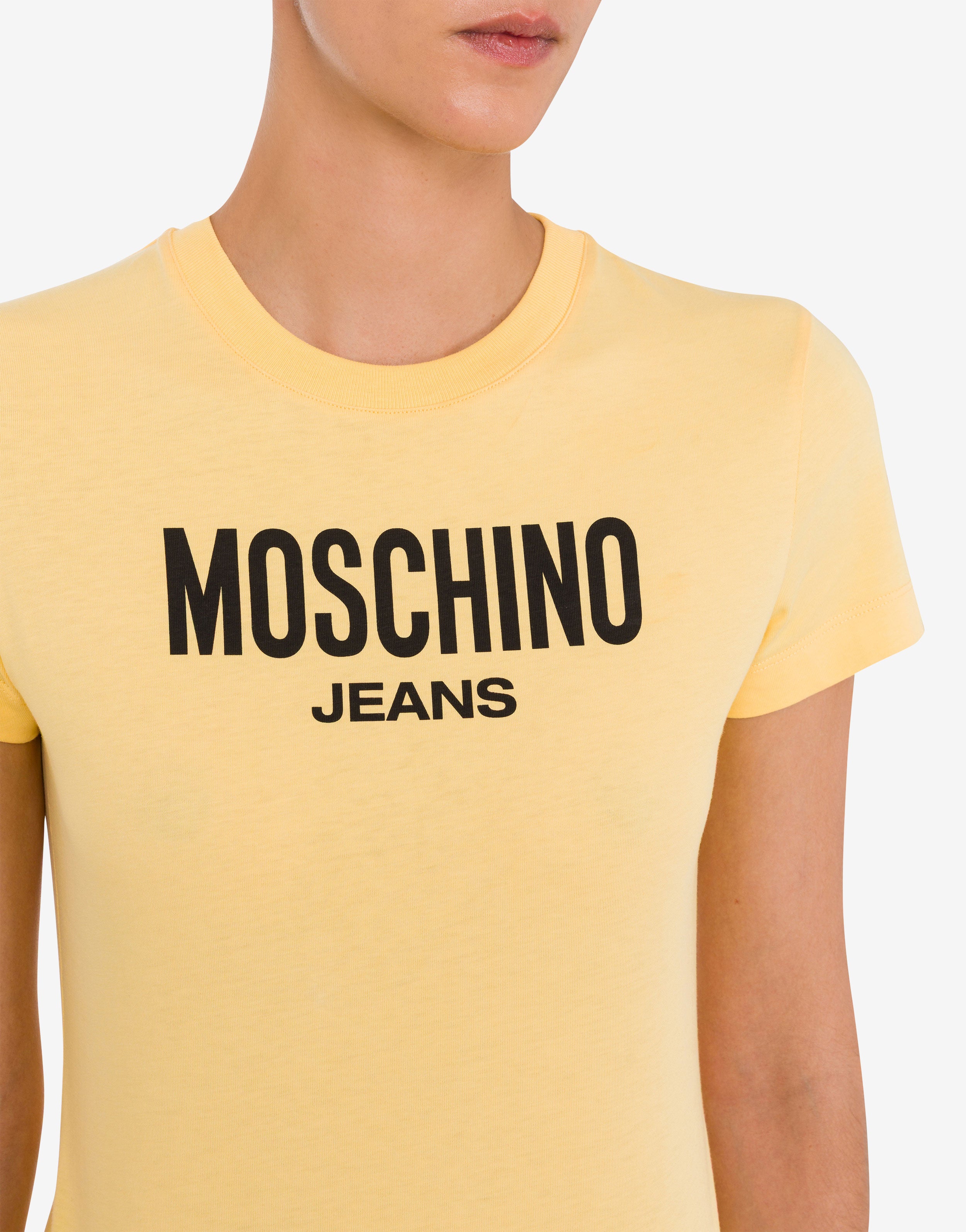 Printed cotton jersey T-shirt Moschino Jeans | Moschino