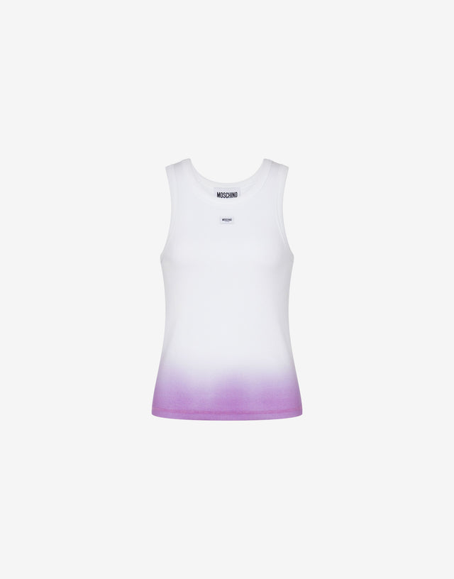 Top en coton stretch  Blanc Moschino Jeans 0