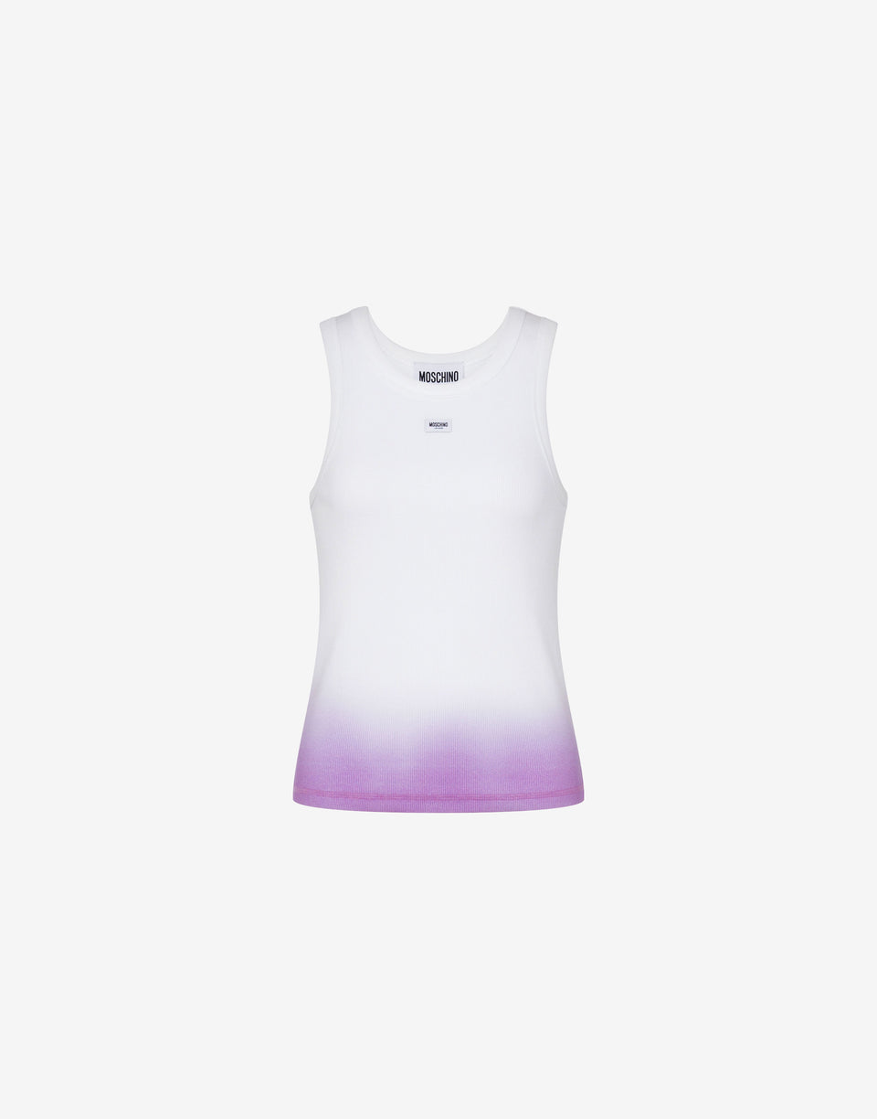 Top en coton stretch  Blanc Moschino Jeans 0