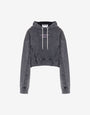 Sweat-shirt en coton brodé