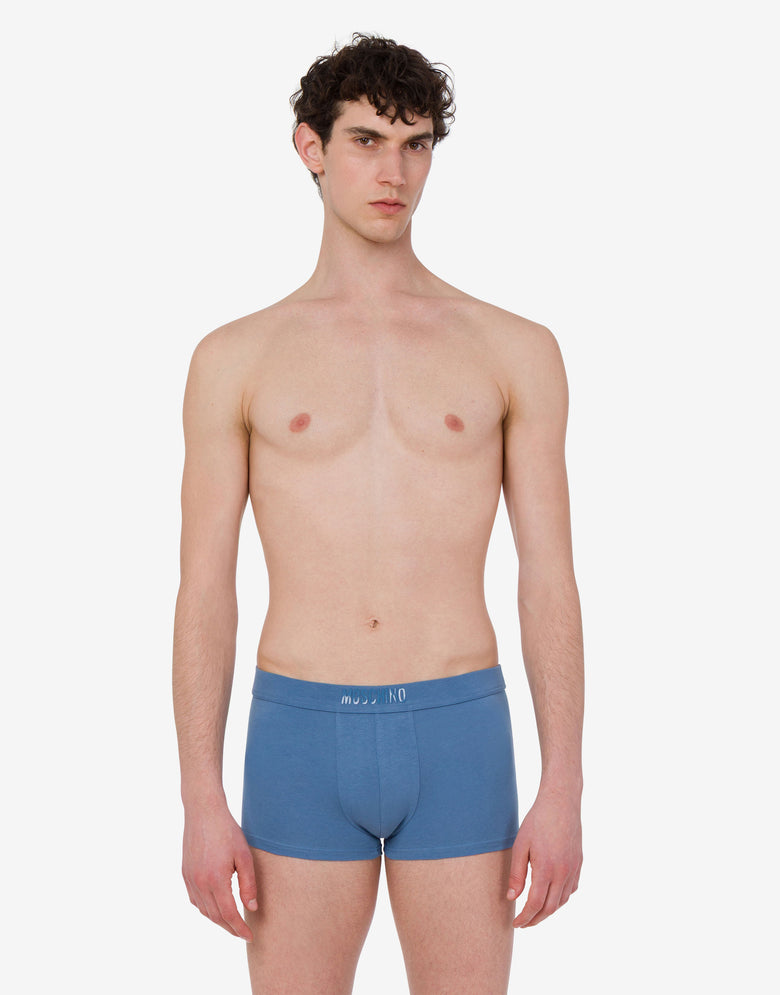Lot de 3 boxers Logo Band Gris Moschino 4