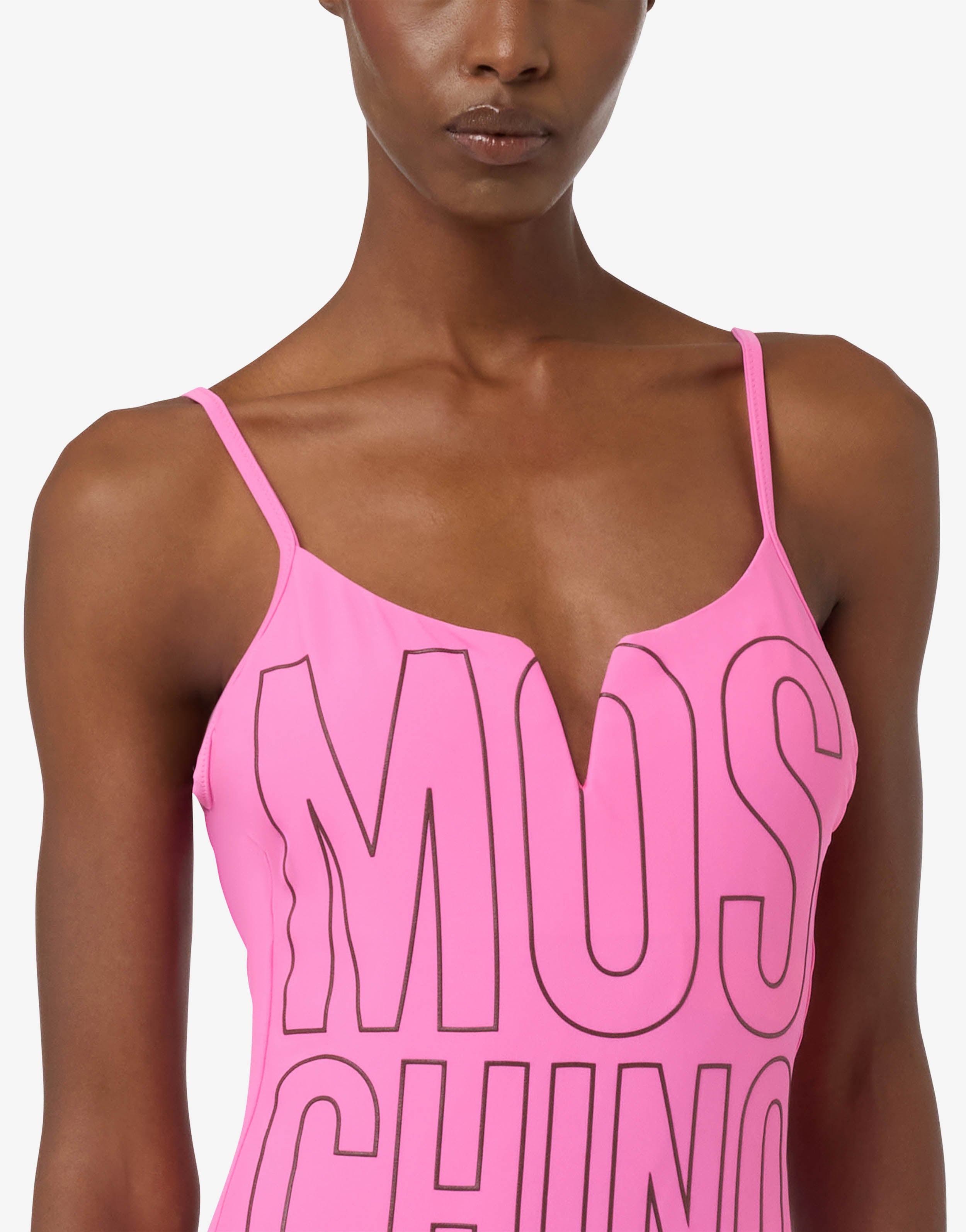 Printed Lycra one-piece swimsuit | Moschino